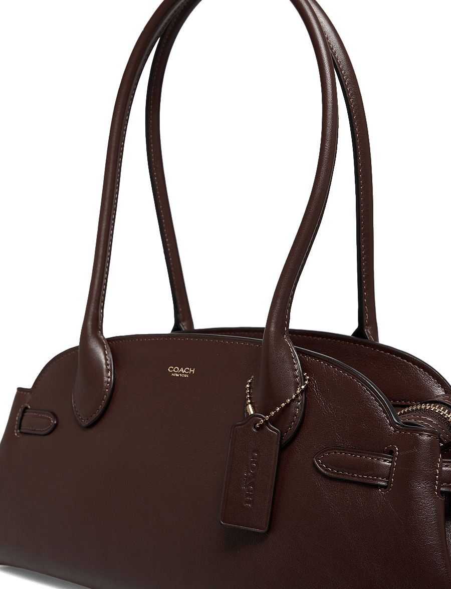 Coach - GLAZED LEATHER EMPIRE CARRYALL 34 - speciella tillfällen - b4/maple - 4