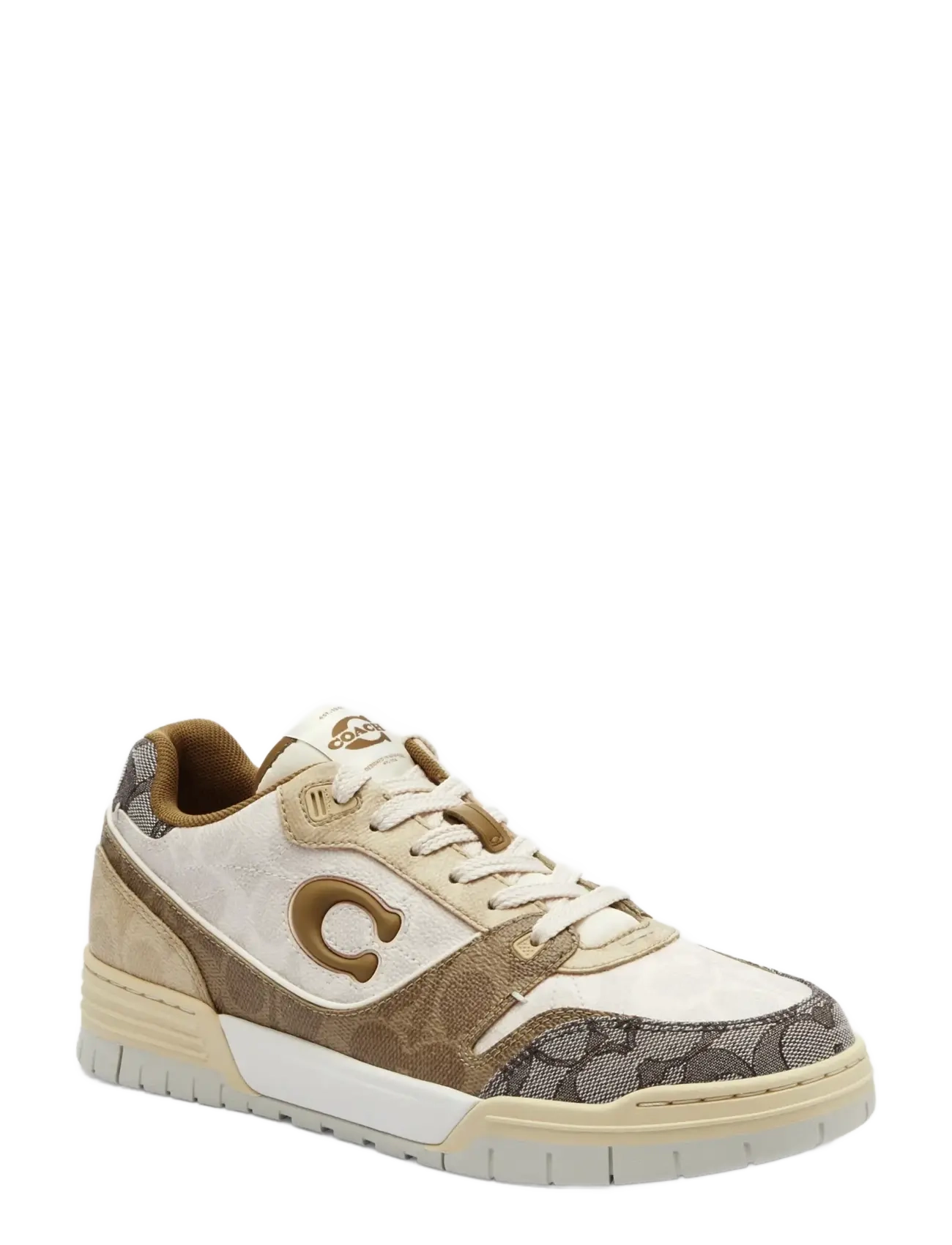 Coach coach soho sneaker with mixed signature - Transitional Layering - MULTI / brown
