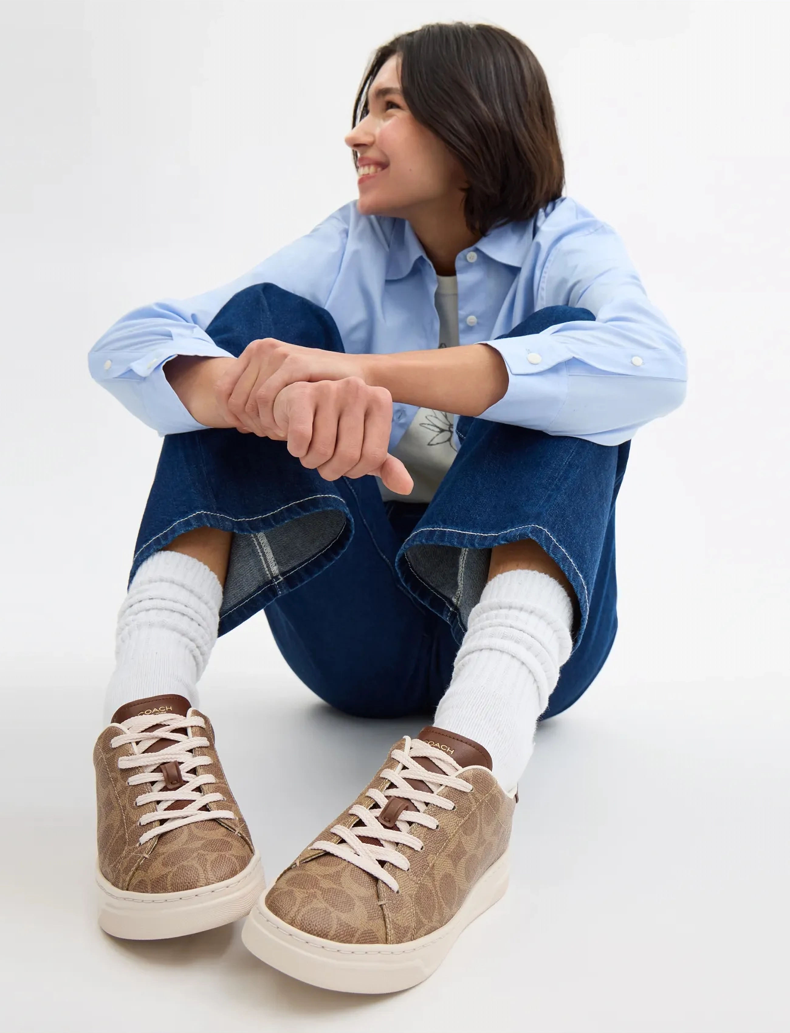 Coach - HIGH LINE SNEAKERS - niedrige sneaker - brown khaki - 0