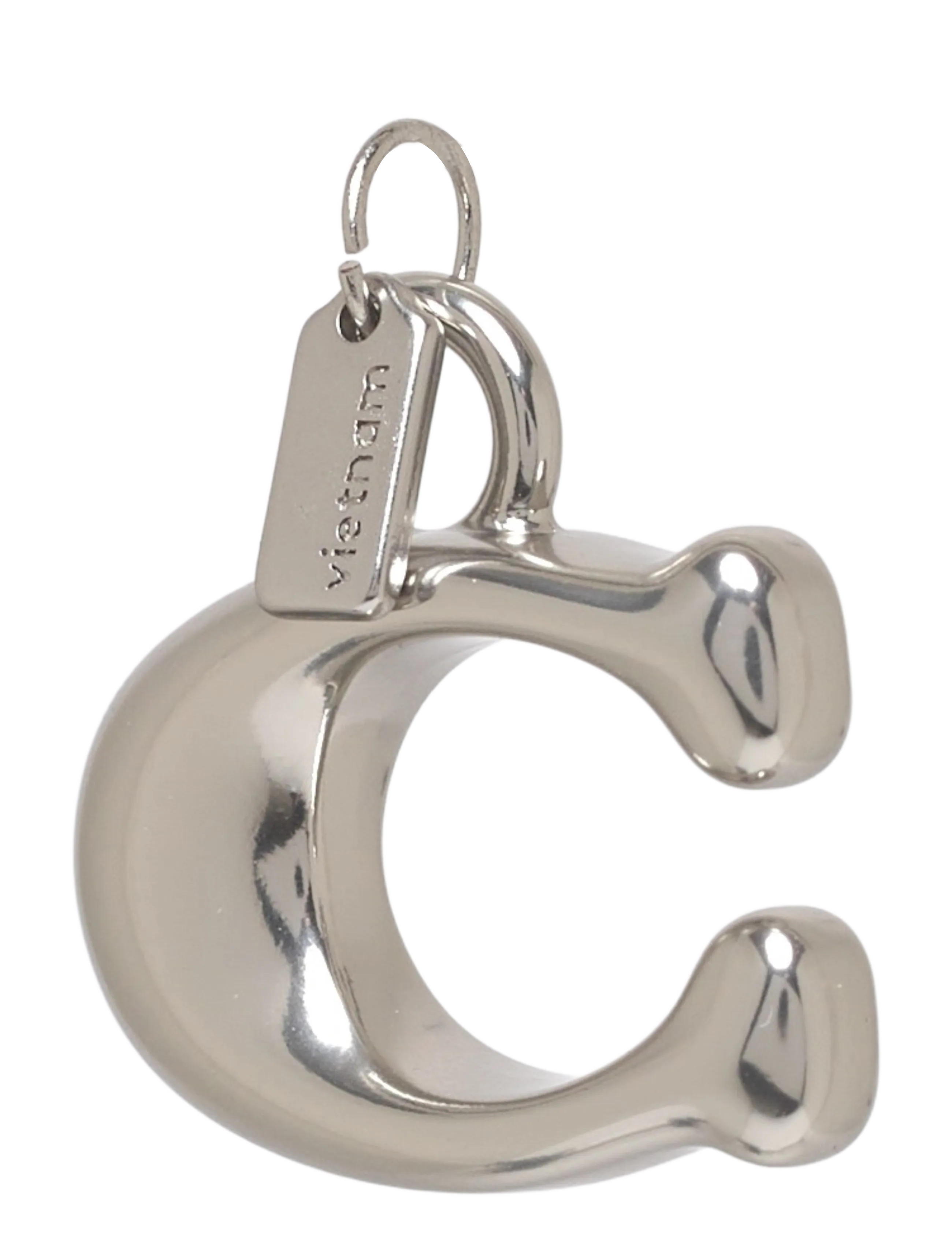 Coach Small Signature C Shoe Charm, One Size, Accessories, Silber - Other Frauen