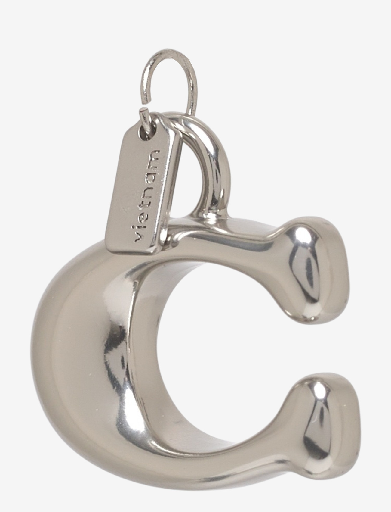 Coach - small signature c shoe charm - shoe accessories - lh/silver - 0