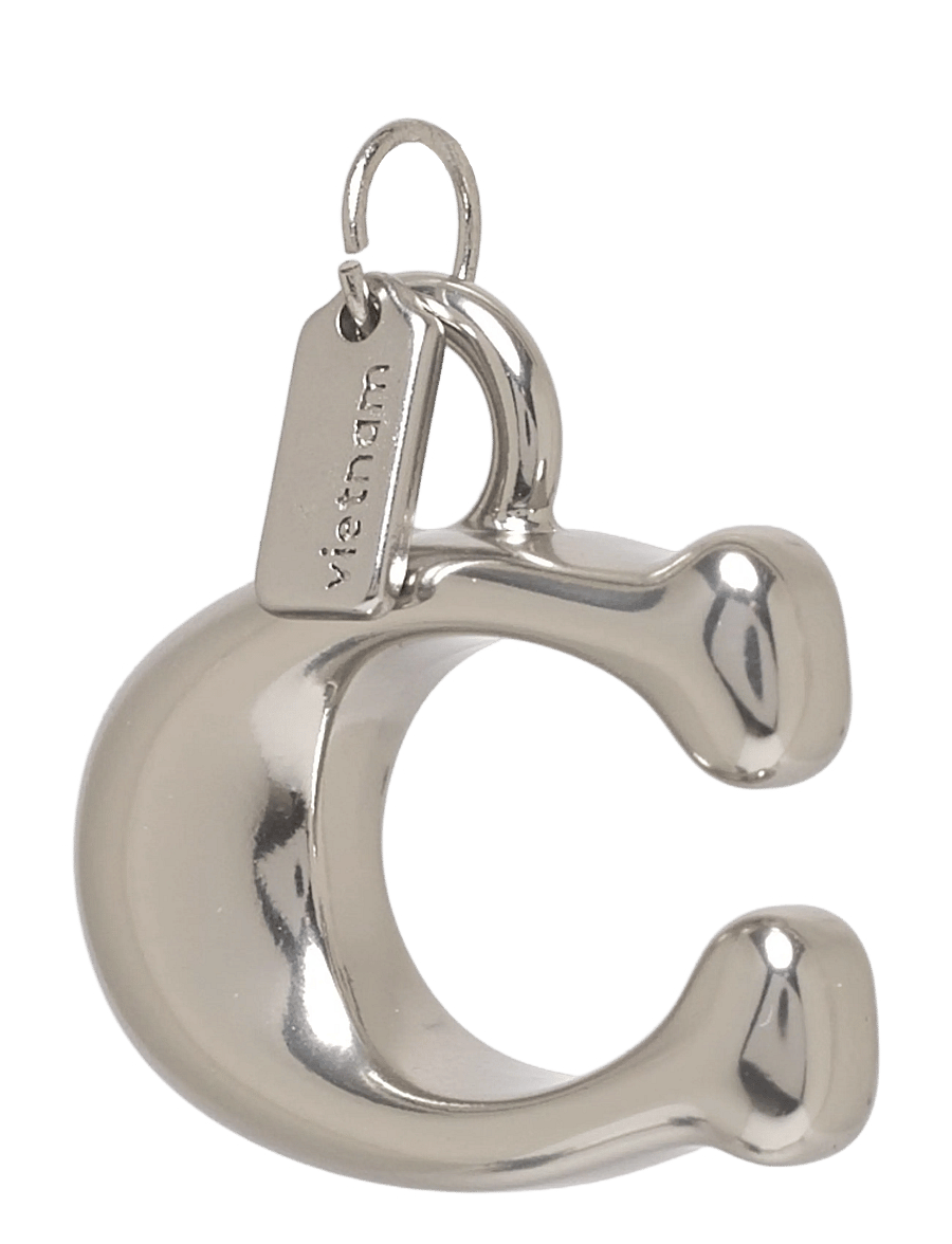 Coach - small signature c shoe charm - schuhzubehör - lh/silver - 0