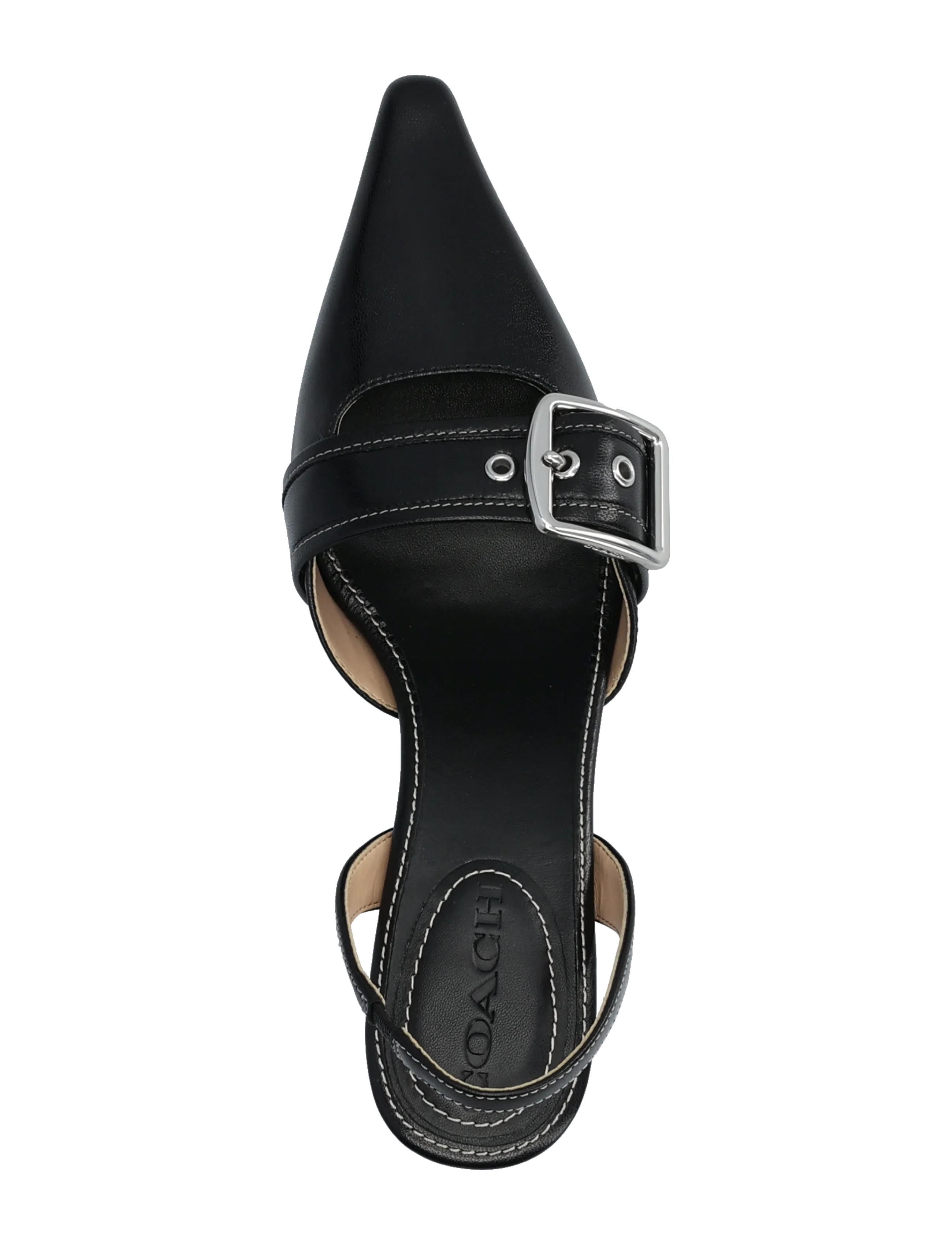 Coach - Margot Slingback - högklackade slingbacks - black - 3