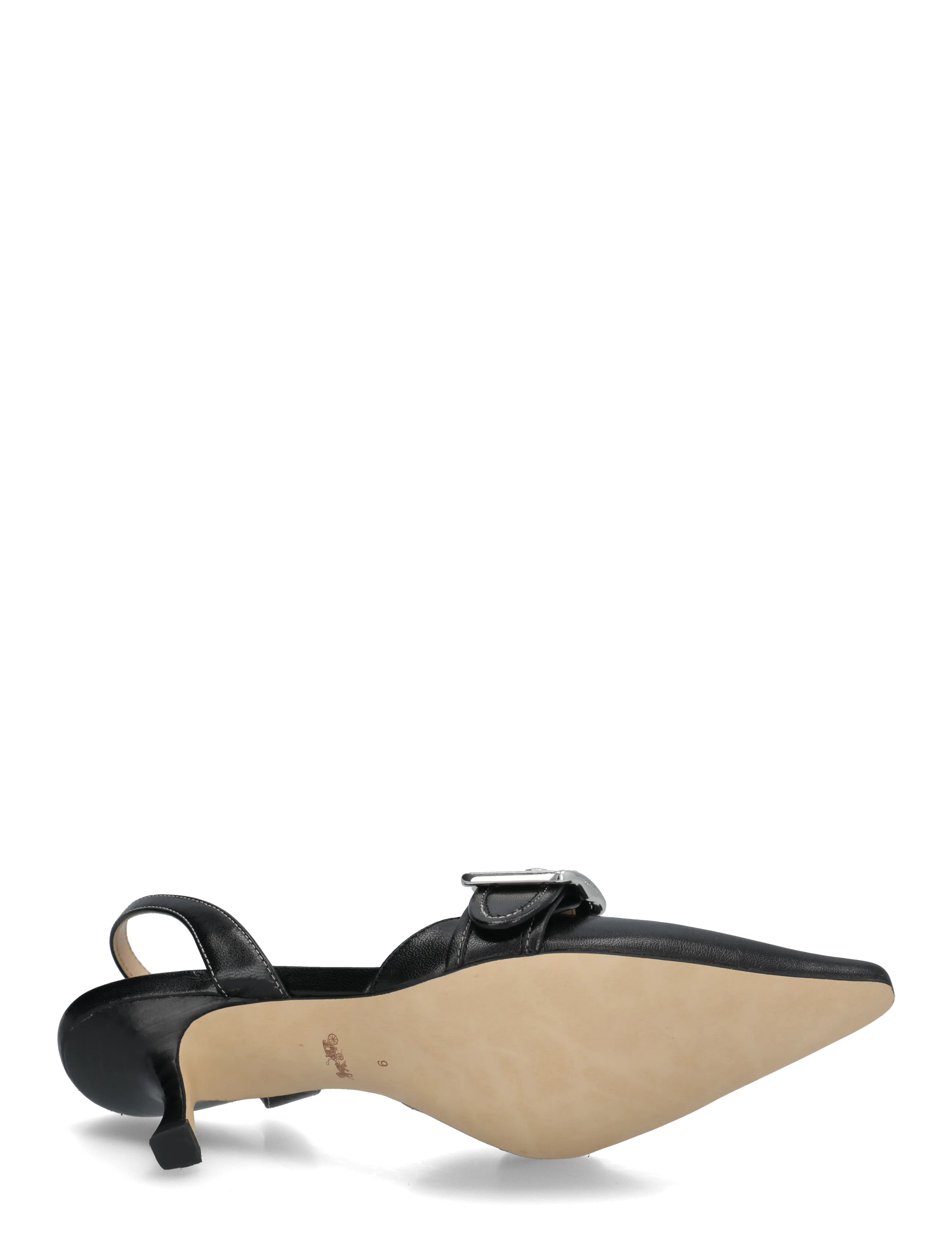 Coach - Margot Slingback - högklackade slingbacks - black - 4