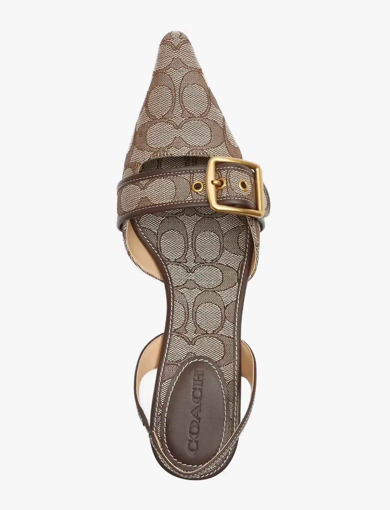 Coach - MARGOT SLINGBACK - augstpapēžu sandales ar atvērtu papēdi - oak/maple - 3