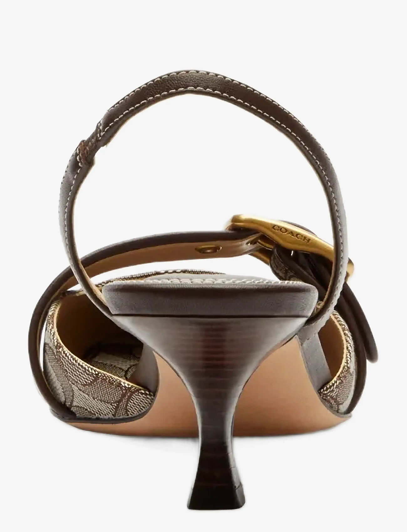 Coach - MARGOT SLINGBACK - augstpapēžu sandales ar atvērtu papēdi - oak/maple - 4