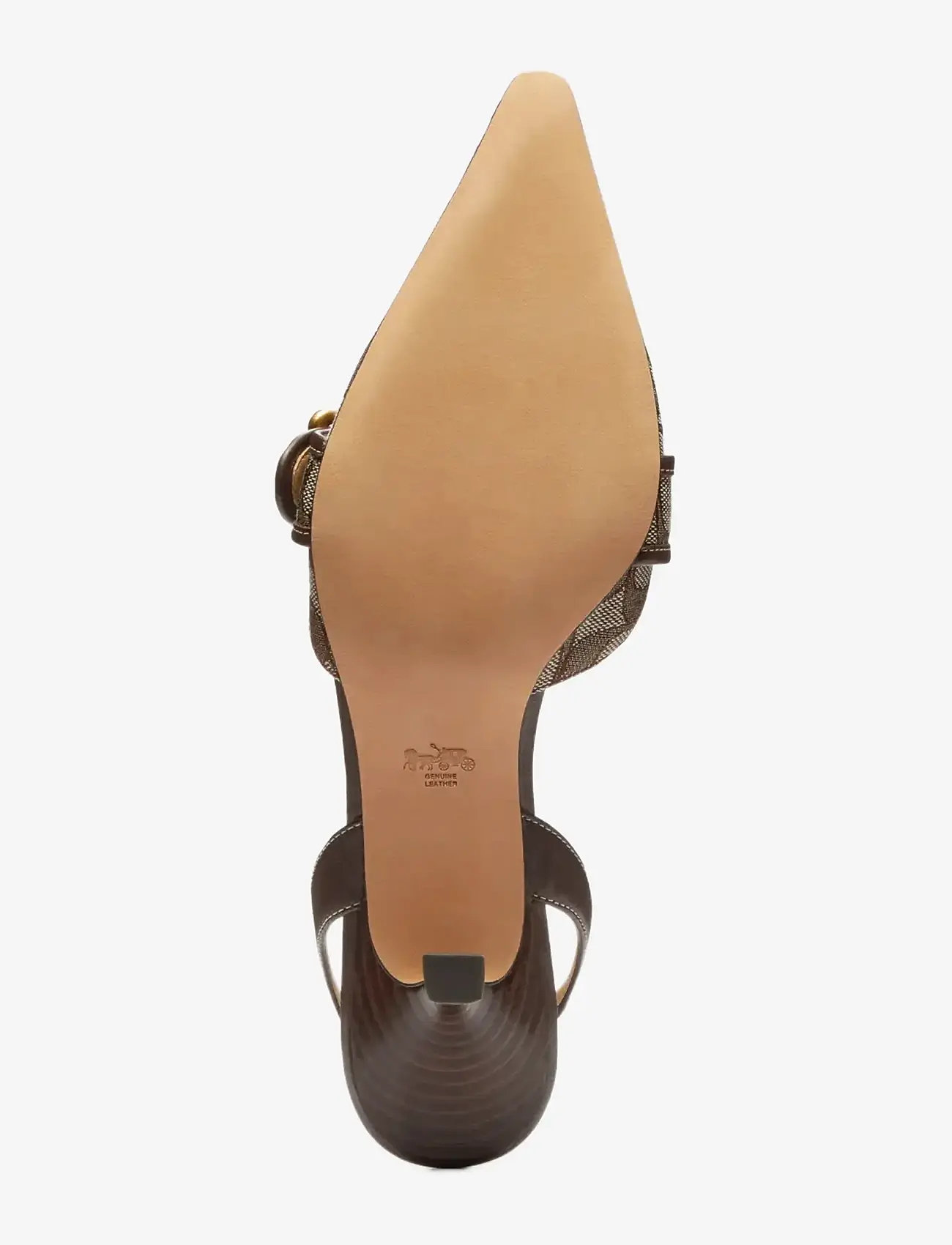 Coach - MARGOT SLINGBACK - augstpapēžu sandales ar atvērtu papēdi - oak/maple - 5