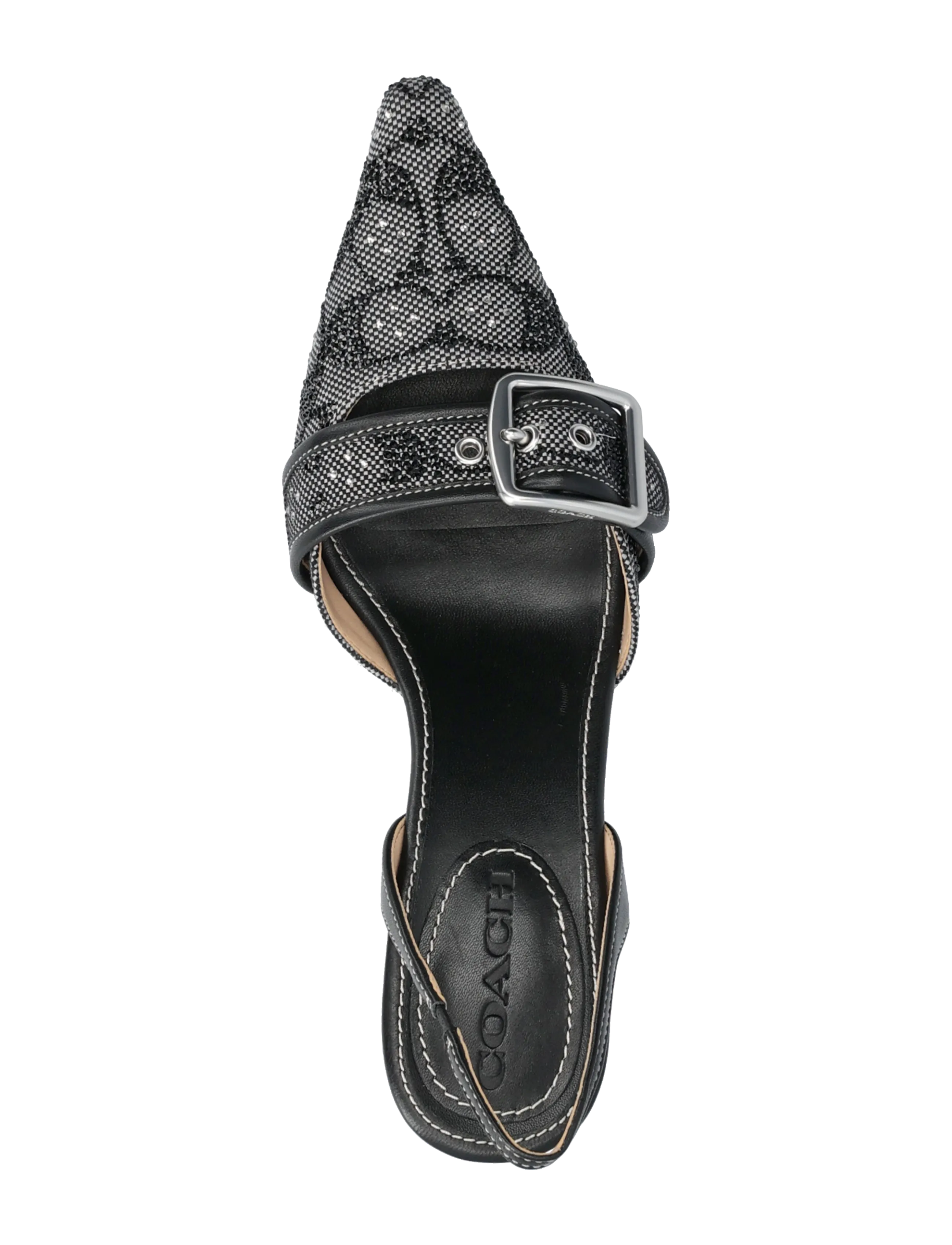 Coach - MARGOT SLINGBACK - slingback-skór með hæl - black - 3