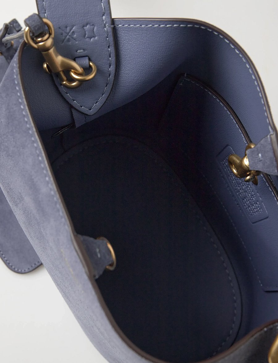 Coach - BLEECKER BUCKET BAG 21 - handväskor - b4/light denim - 5