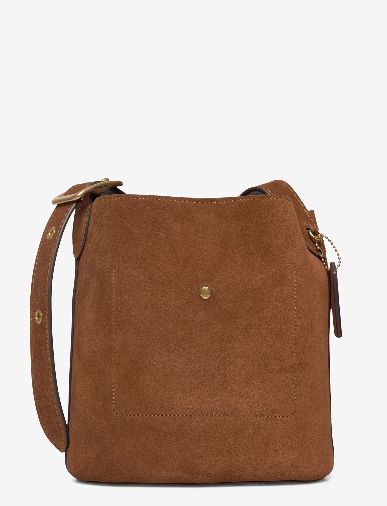Coach - SUEDE BLEECKER BUCKET BAG 21 - henkeltaschen - b4/warm brown - 2