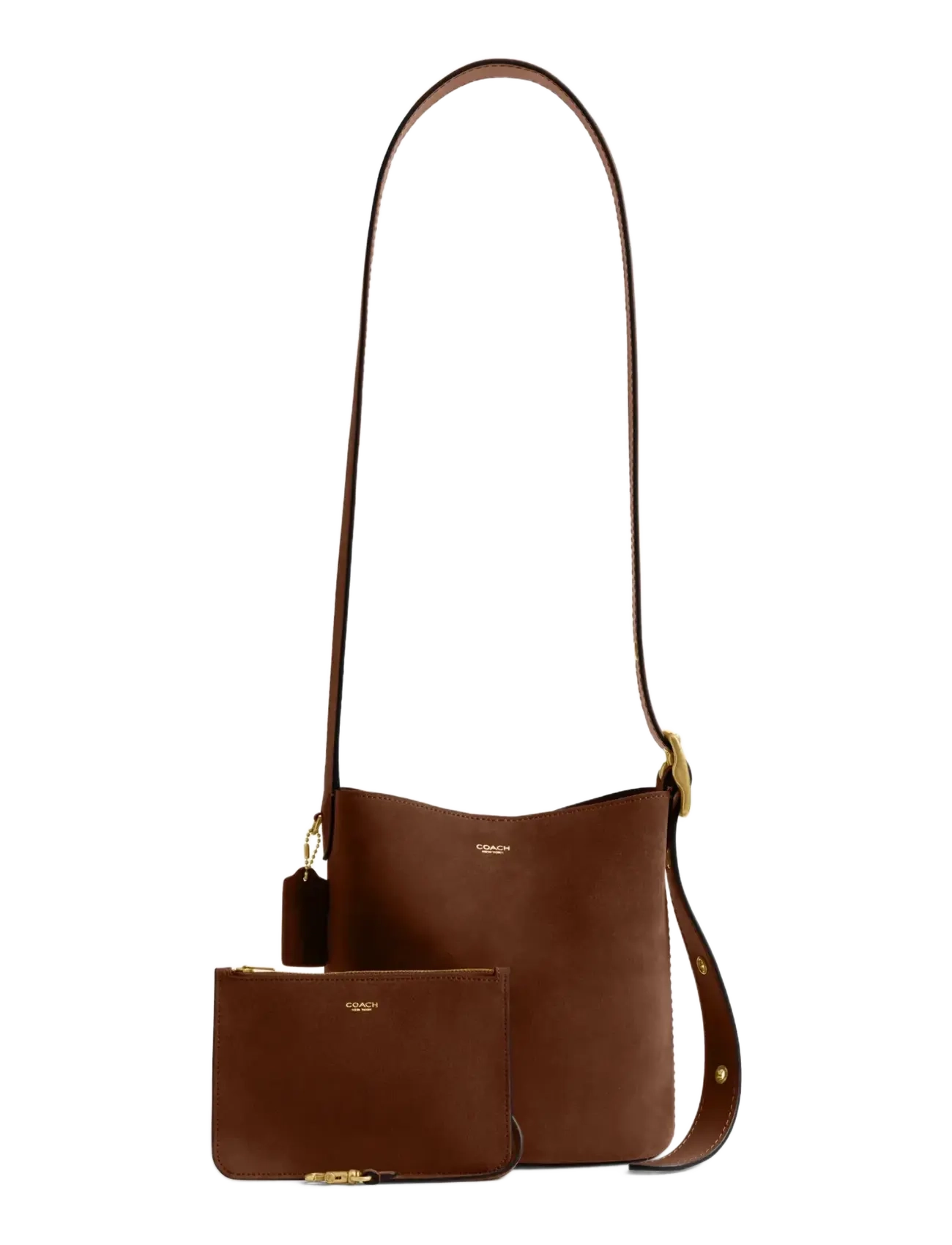 Coach - BLEECKER BUCKET BAG 21 - henkeltaschen - b4/warm brown - 4