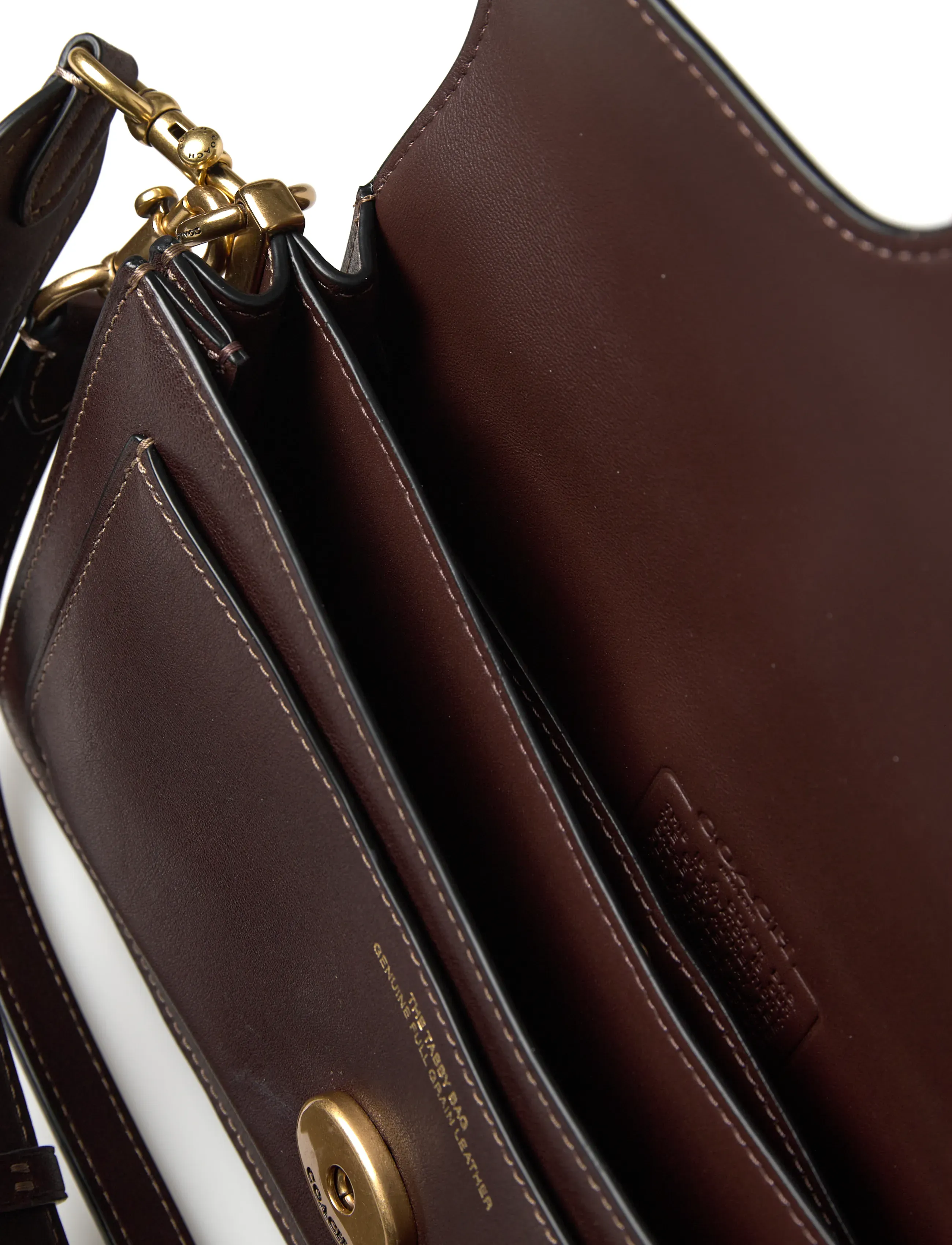 Coach - Tabby Shoulder Bag 26 in Soft Grain Leather - henkeltaschen - b4/maple - 4