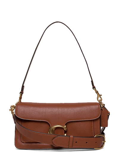 Tabby Shoulder Bag 26 In Soft Grain Leather - Top Handle Tasker