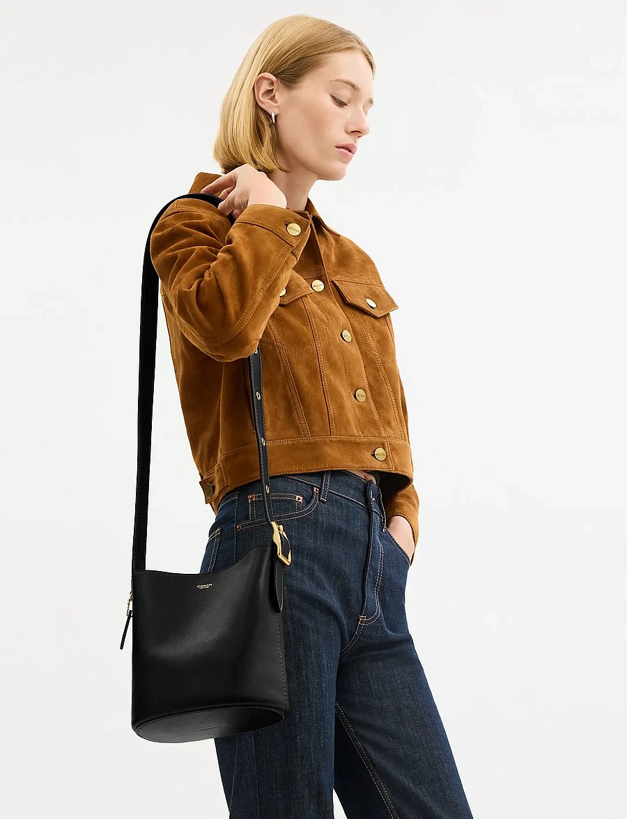 Coach - BLEECKER BUCKET BAG 21 - handväskor - b4/black - 0