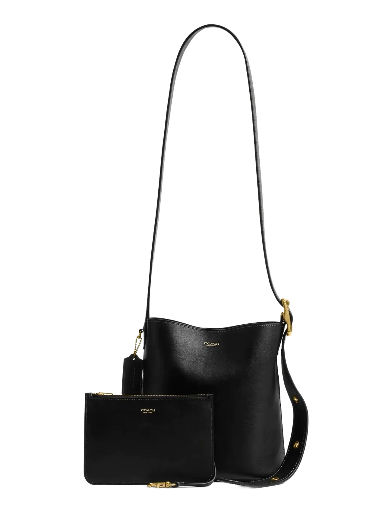 Coach - BLEECKER BUCKET BAG 21 - top handle - b4/black - 4