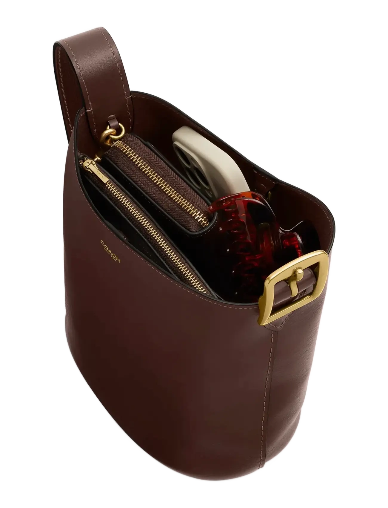 Coach - BLEECKER BUCKET BAG 21 - henkeltaschen - b4/maple - 5