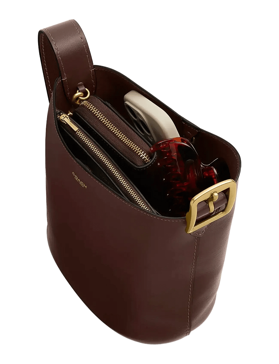 Coach - BLEECKER BUCKET BAG 21 - henkeltaschen - b4/maple - 5