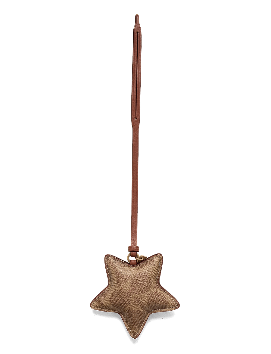 Coach - Star Puffy Signature Bag Charm - võtmehoidjad ja kotiripatsid - b4/tan caramel - 0