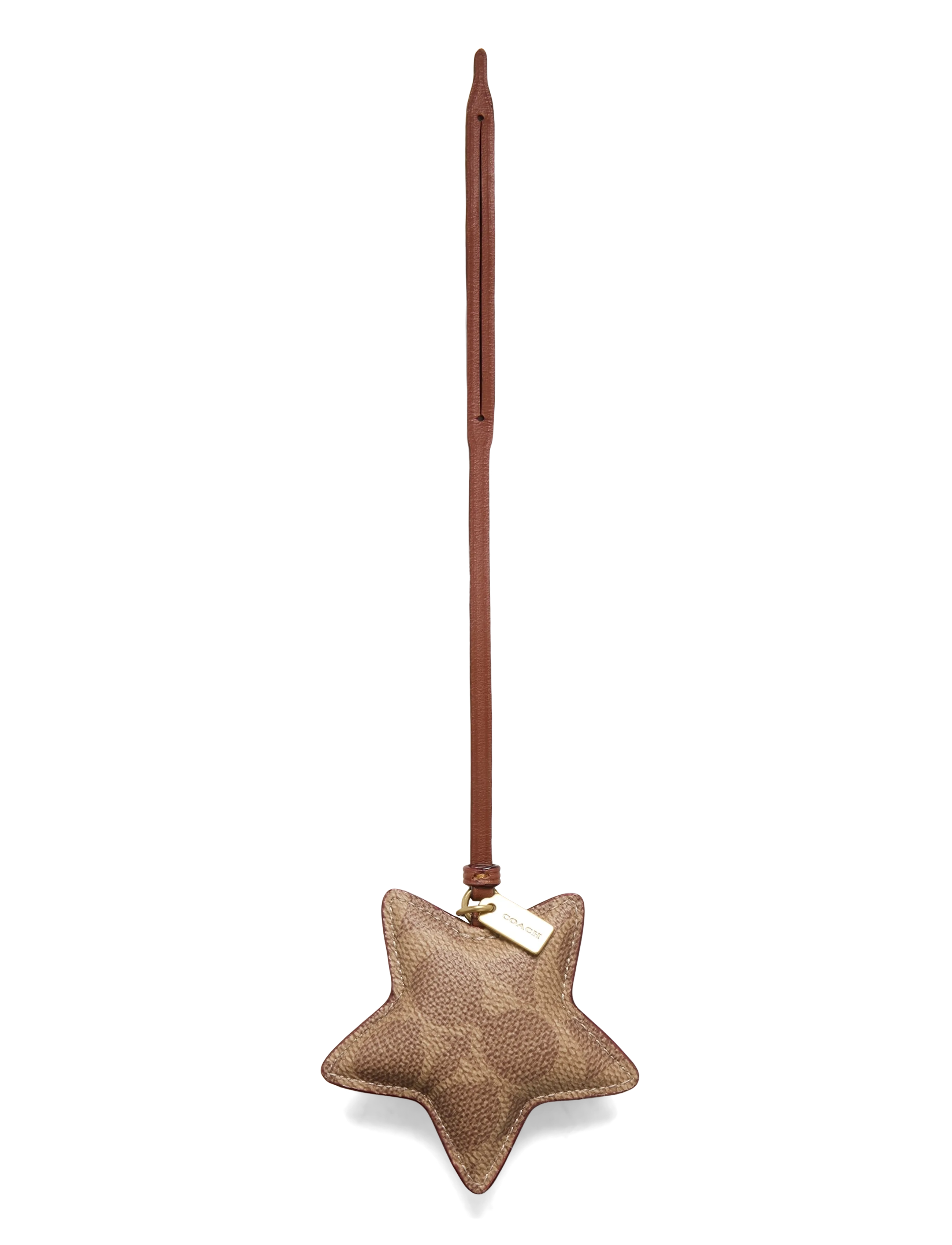 Coach - Star Puffy Signature Bag Charm - b4/tan caramel - 1