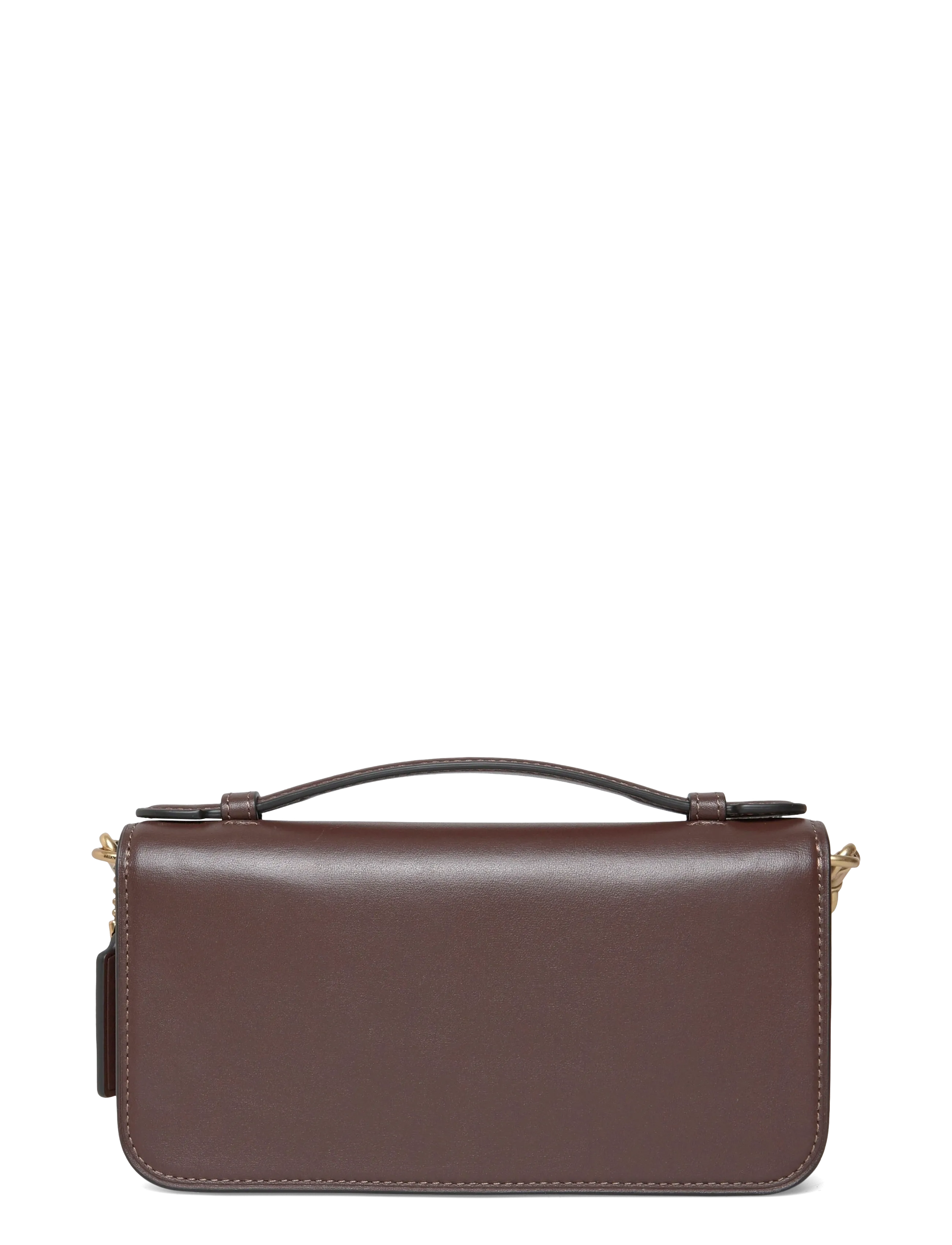 Coach - Refined Calf Leather New York Elora Top Handle Crossbody Bag - everyday style - b4/maple - 1