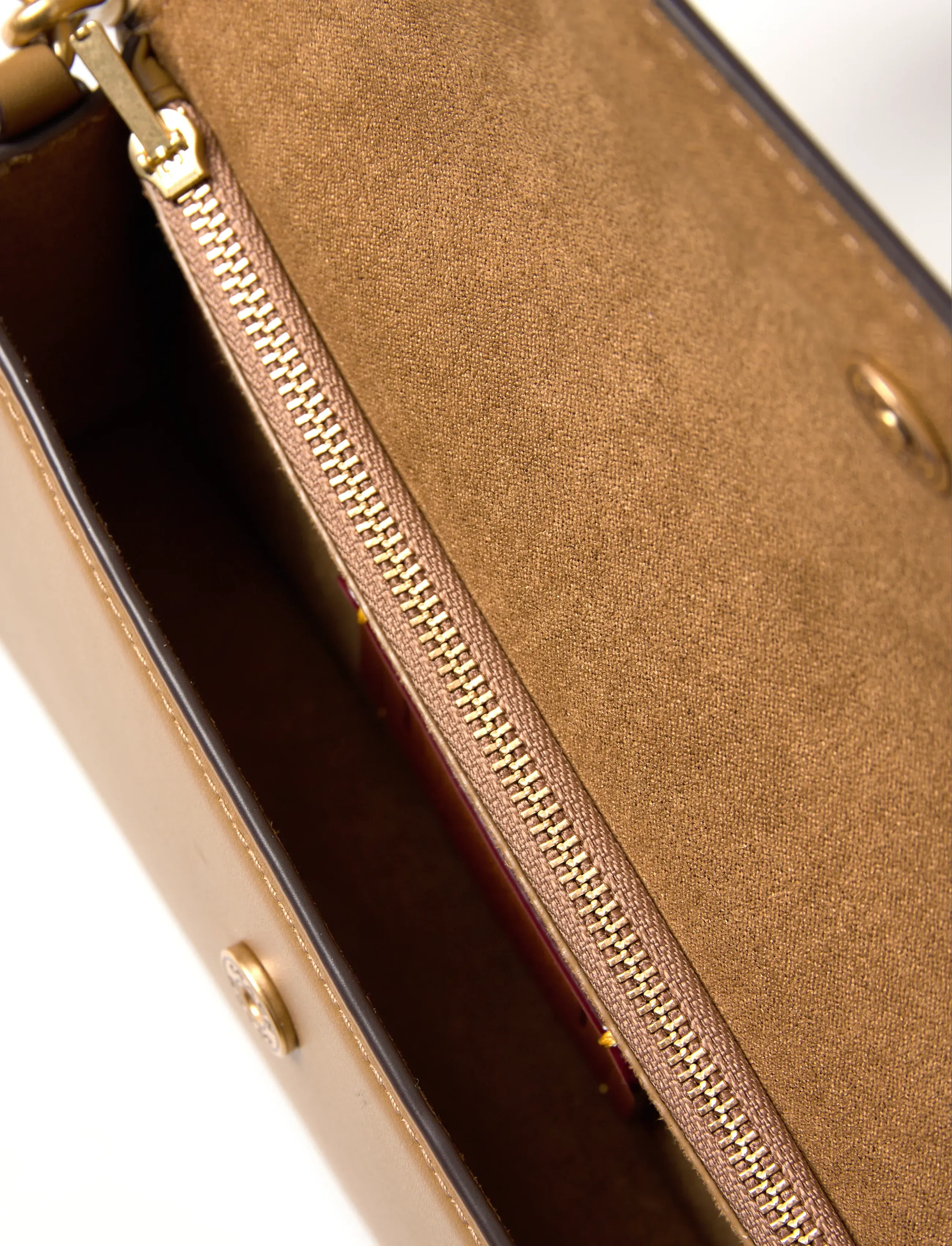 Coach - Refined Calf Leather New York Elora Top Handle Crossbody Bag - everyday style - b4/muted olive - 4