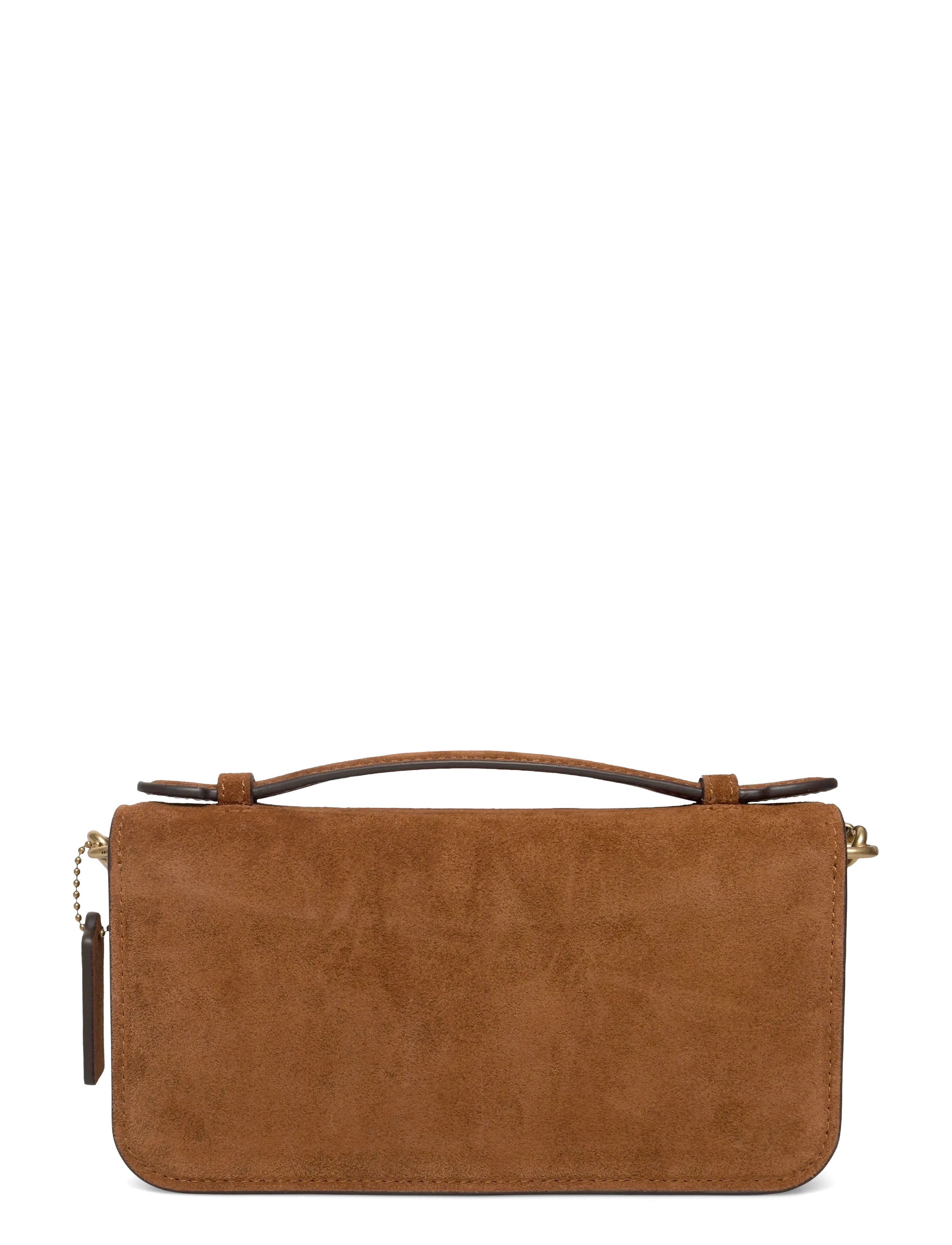 Coach - ELORA TOP HANDLE CROSSBODY BAG - b4/warm brown - 2