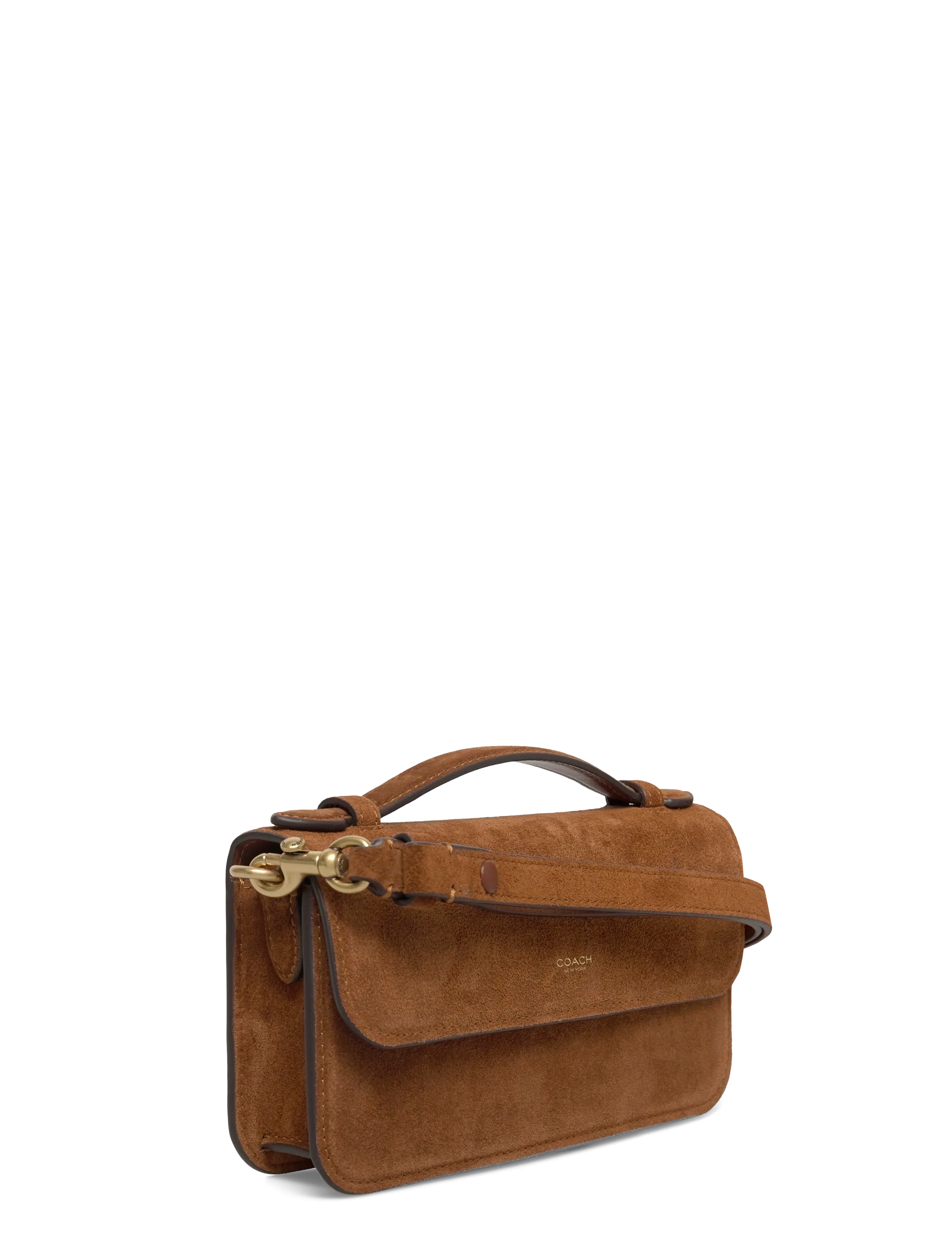 Coach - ELORA TOP HANDLE CROSSBODY BAG - b4/warm brown - 3
