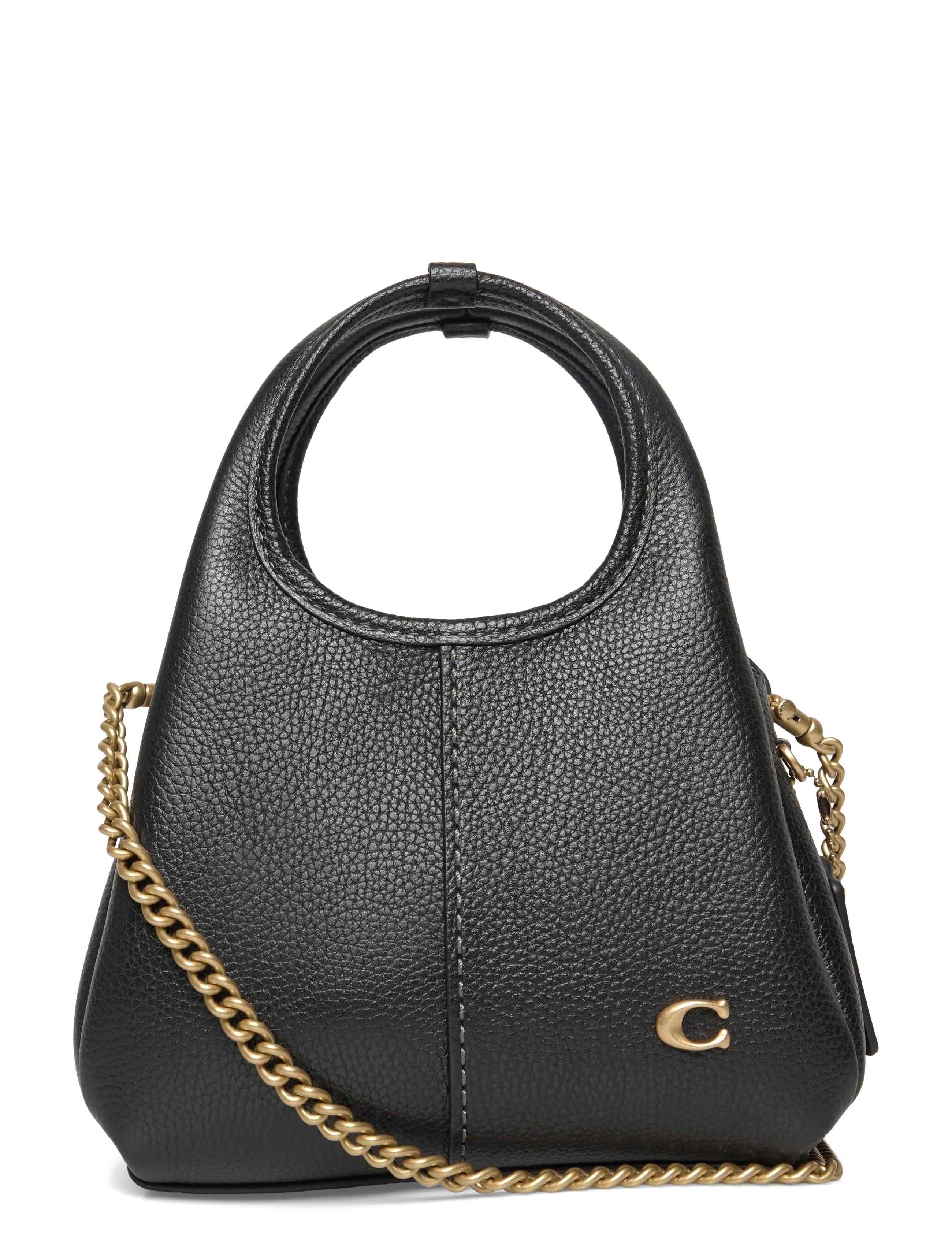 Coach Lana Shoulder Bag 19 Maple - Håndtasker - B4/BLACK / black