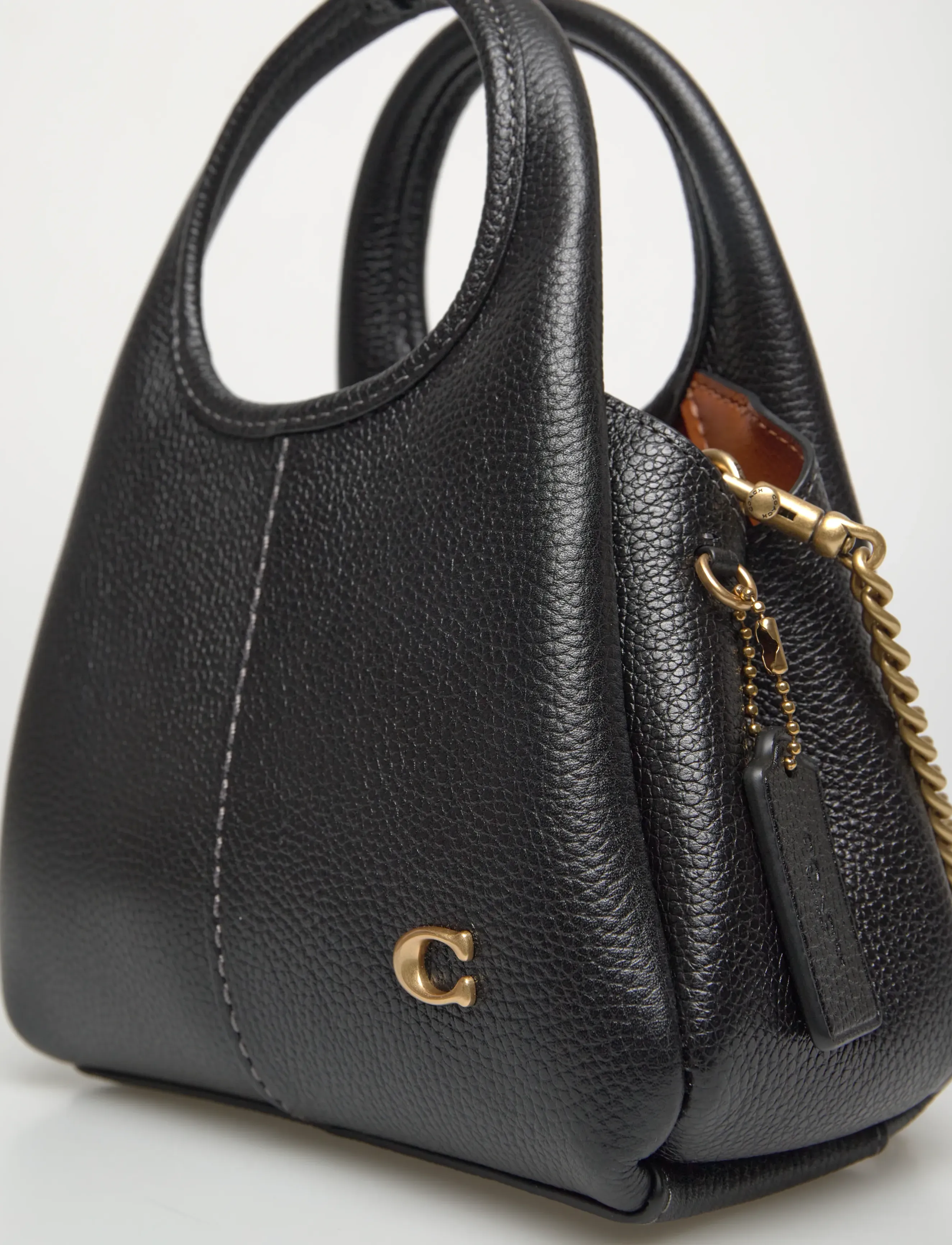 Coach - Lana Shoulder Bag 19 Maple - top handle tasker - b4/black - 5