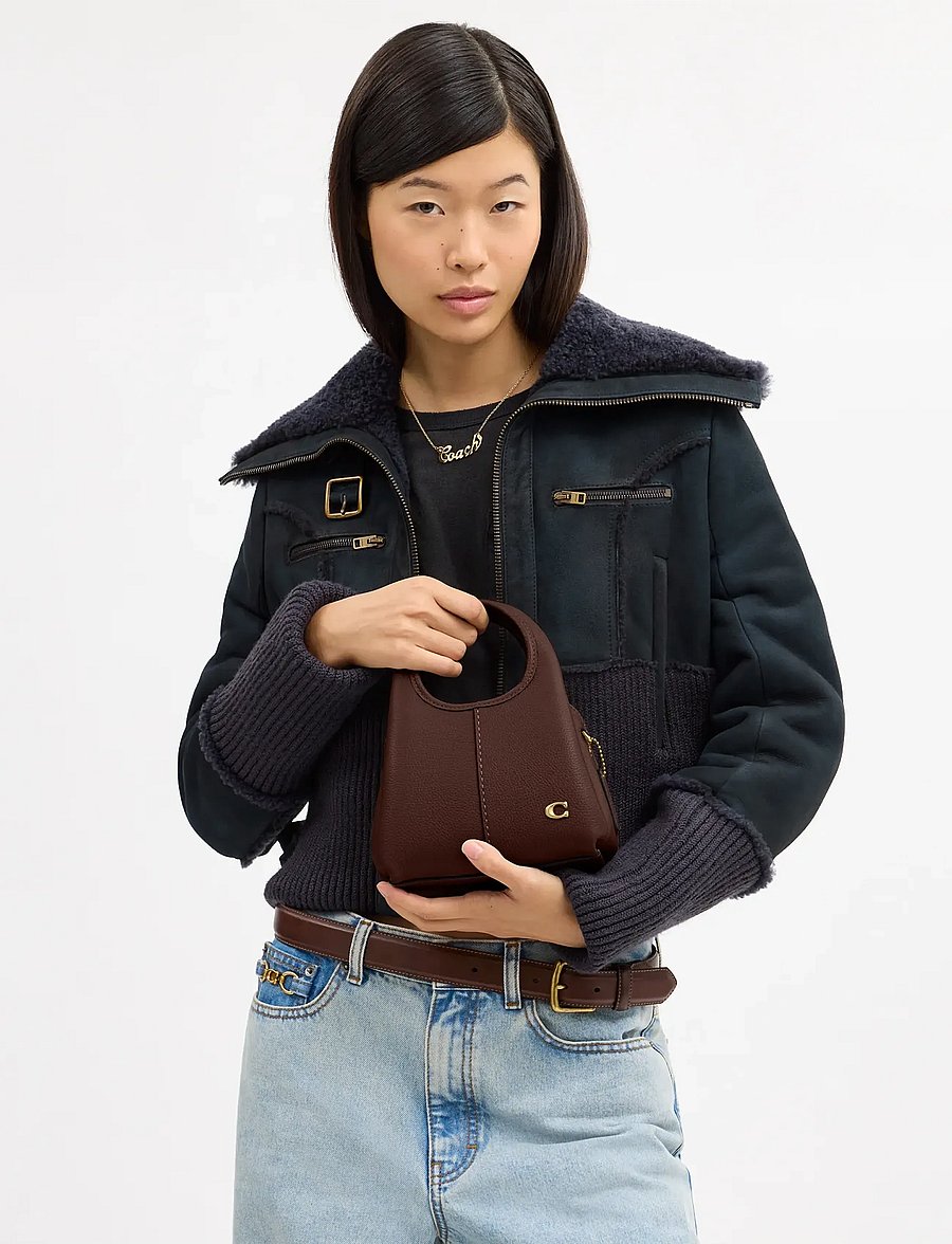 Coach - LANA SHOULDER BAG 19 - vardagsstil - b4/maple - 4