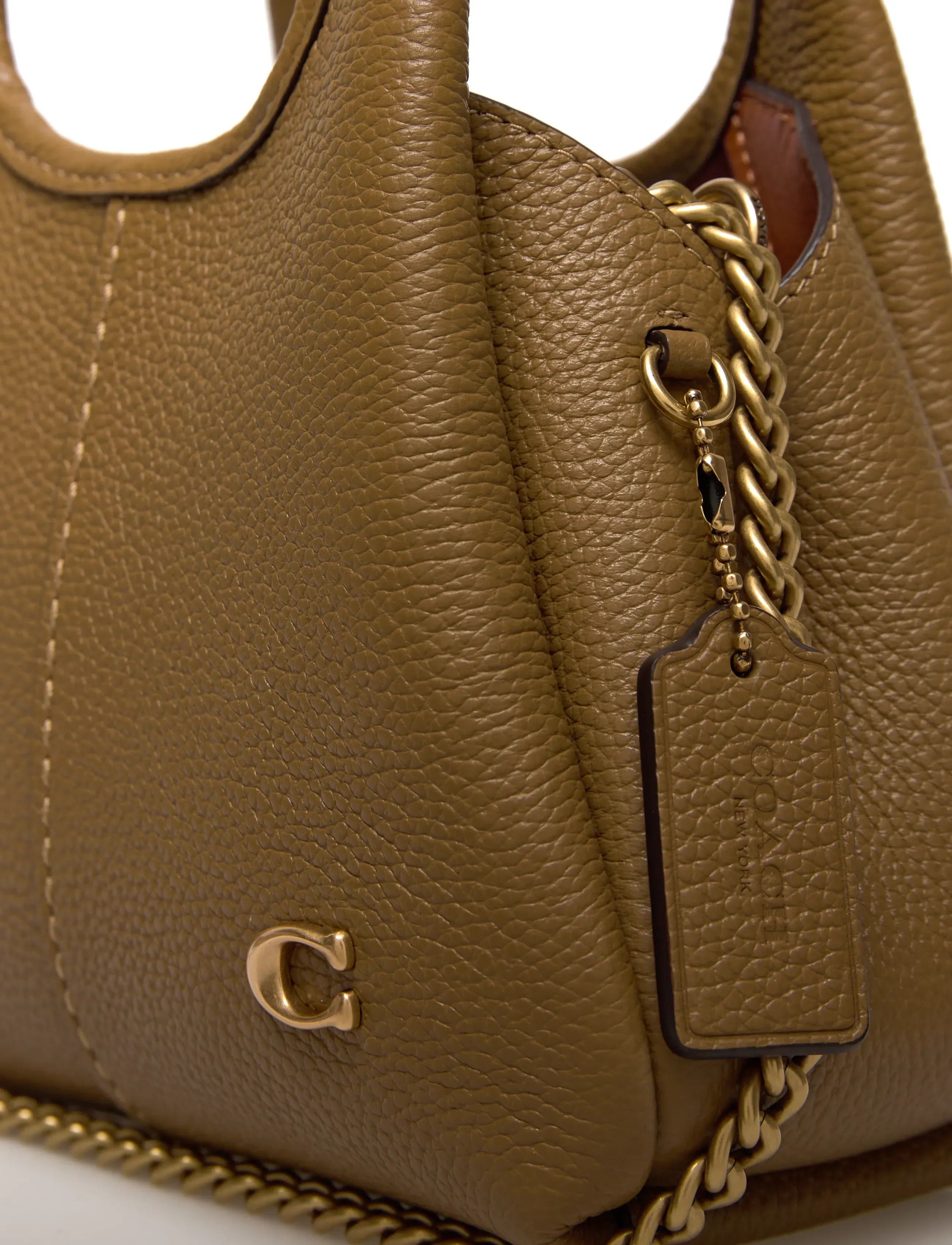 Coach - Lana Shoulder Bag 19 Maple - top handle - b4/muted olive - 3