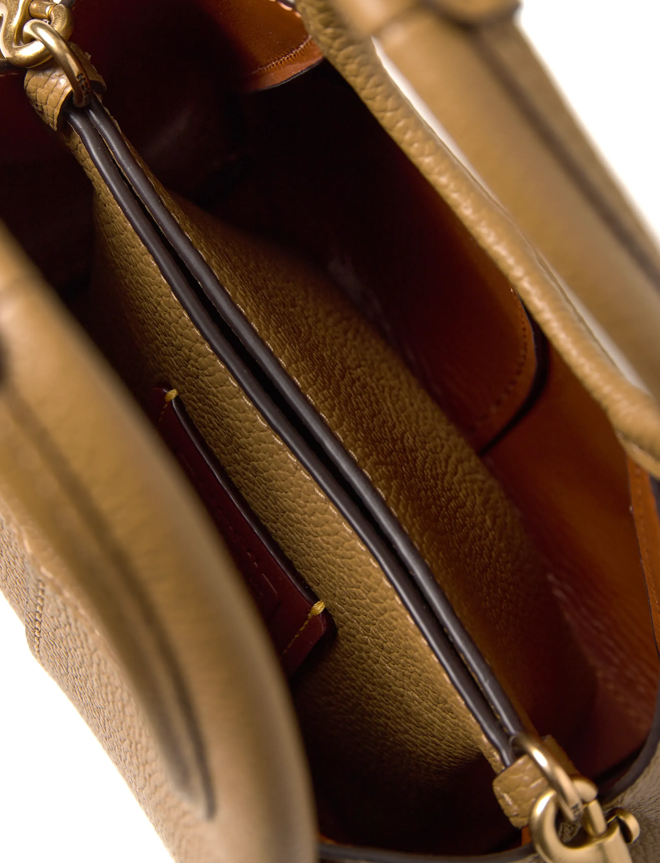 Coach - Lana Shoulder Bag 19 Maple - top handle - b4/muted olive - 4