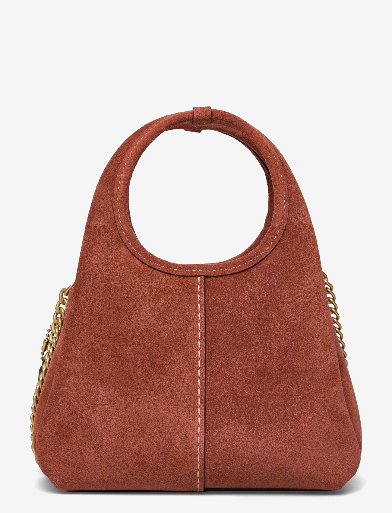 Coach - SUEDE LANA SHOULDER BAG 19 - henkeltaschen - b4/clay - 1