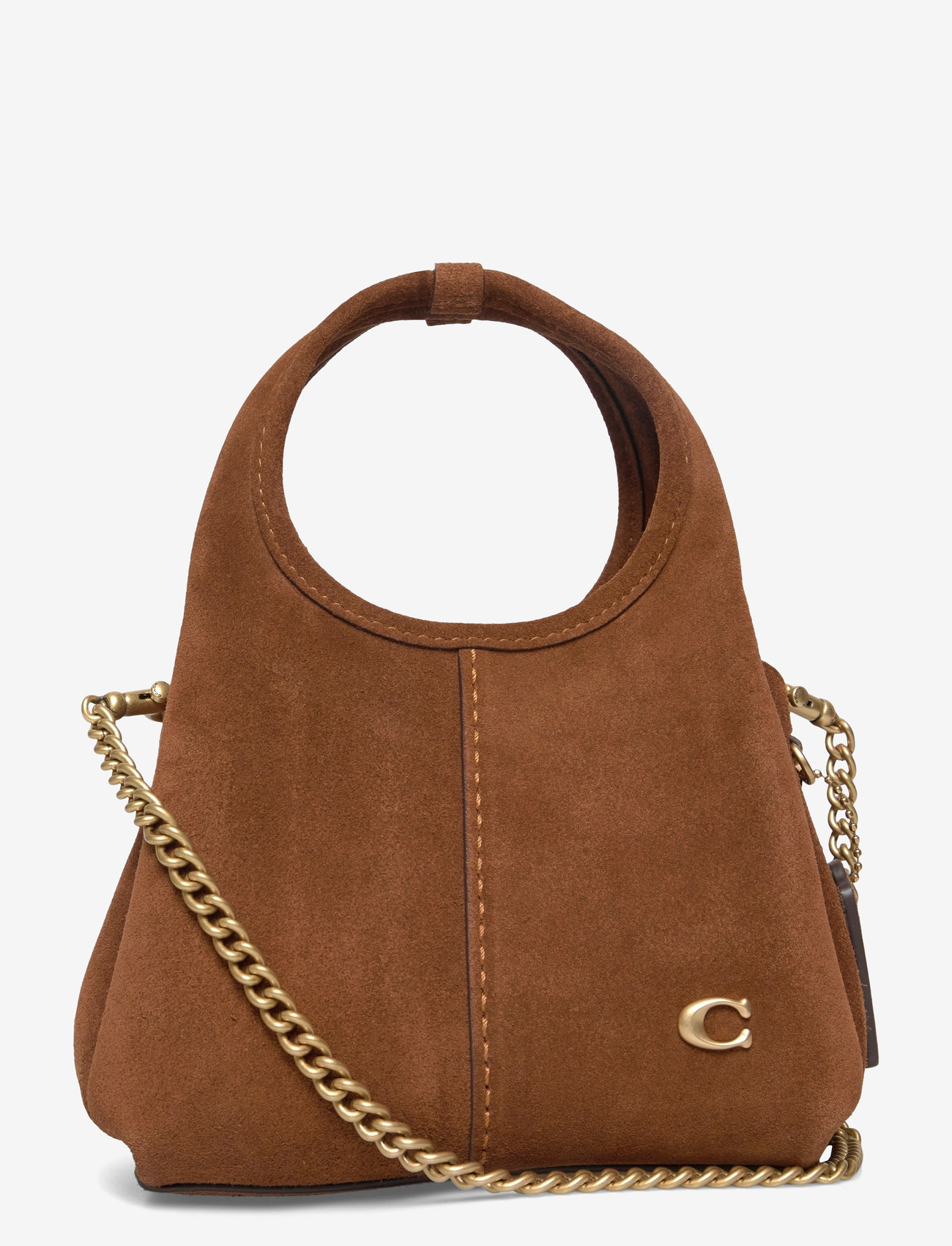 Coach - SUEDE LANA SHOULDER BAG 19 - erilised sündmused - b4/warm brown - 1
