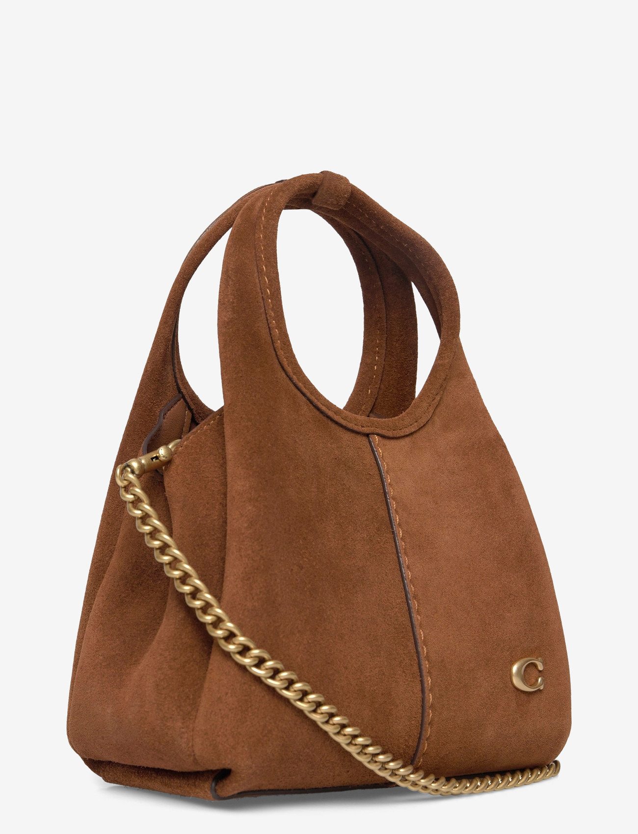 Coach - SUEDE LANA SHOULDER BAG 19 - erilised sündmused - b4/warm brown - 3