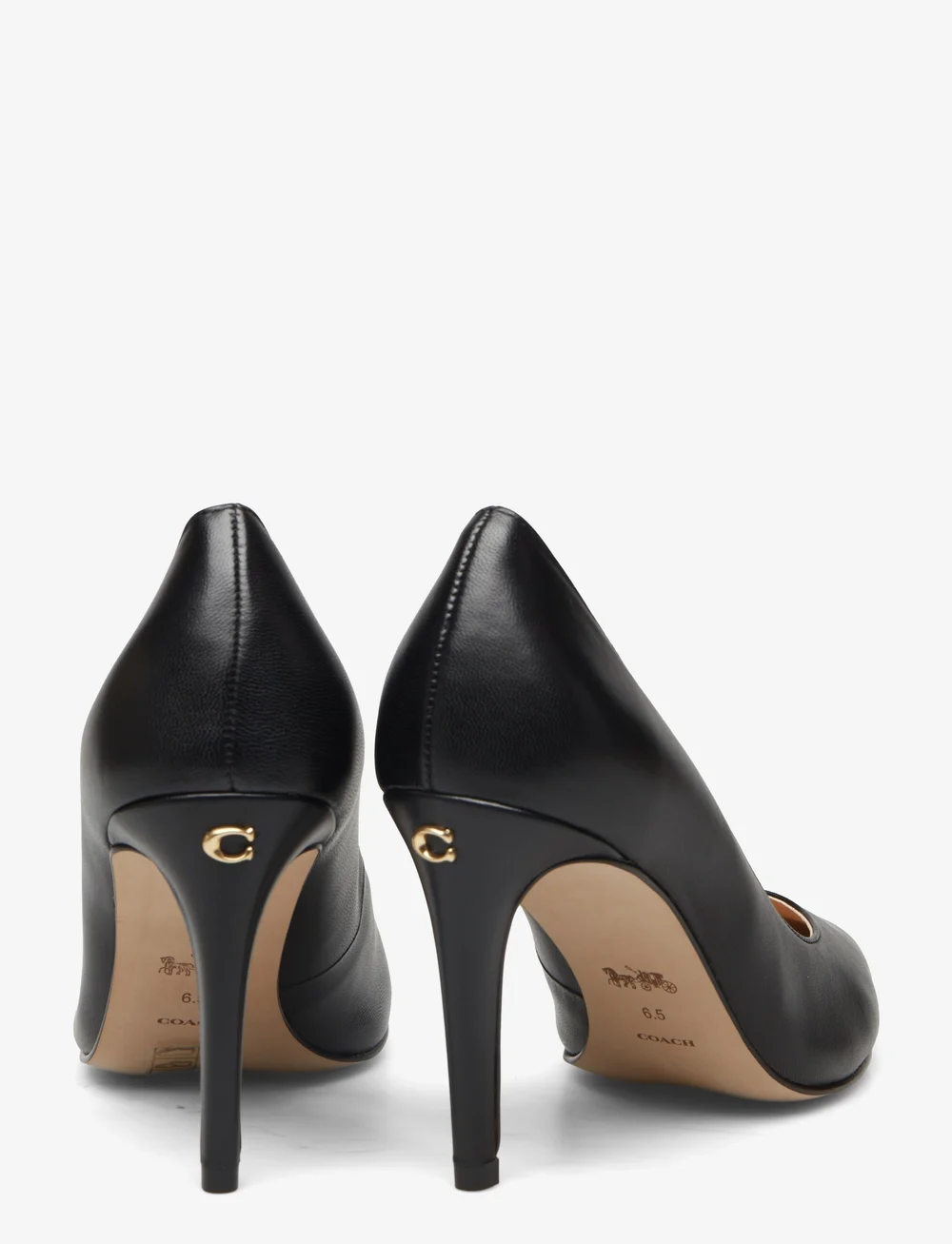 Coach black pumps sales sale