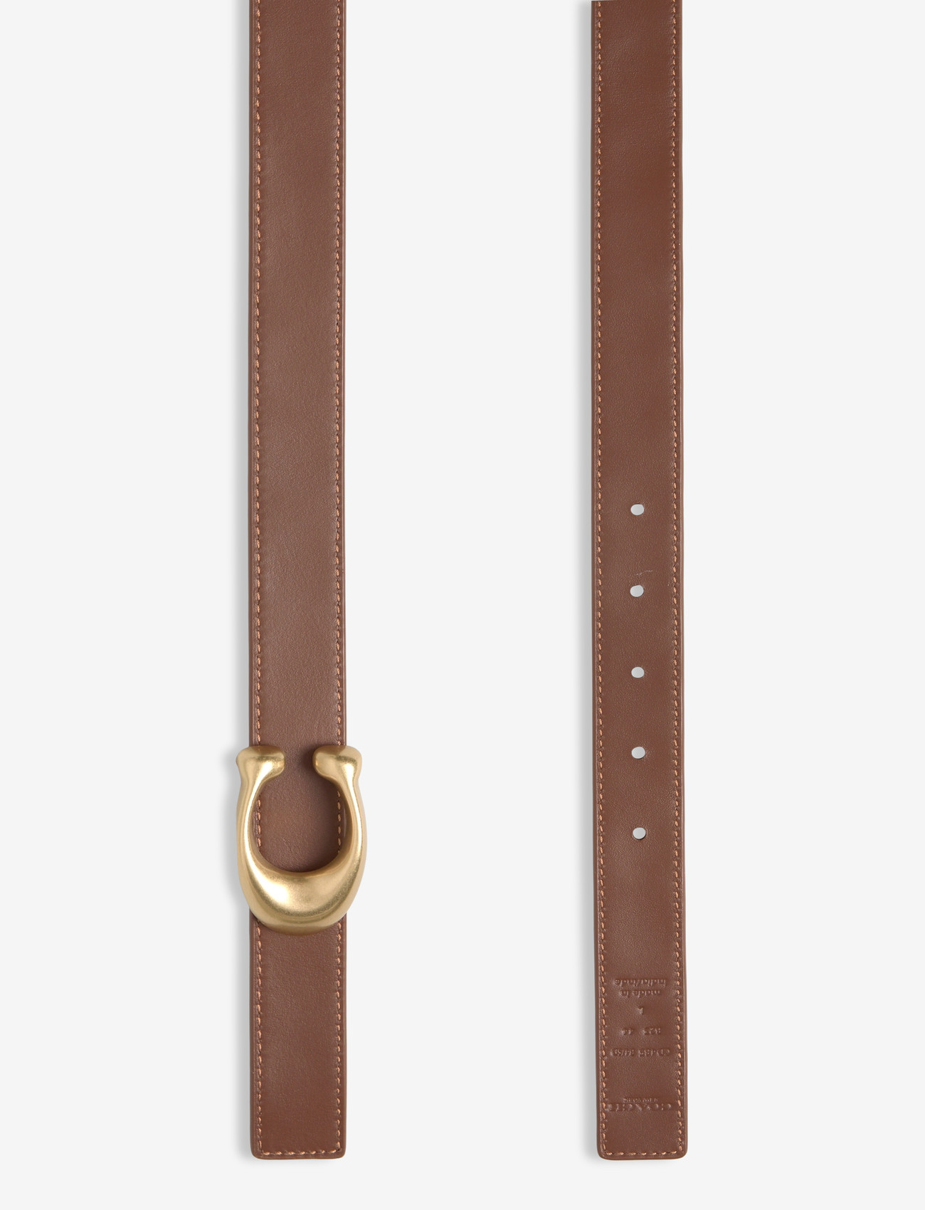 Coach - 25mm Sculpted C Embossed Belt - igapäevased vööd - b4/saddle - 4