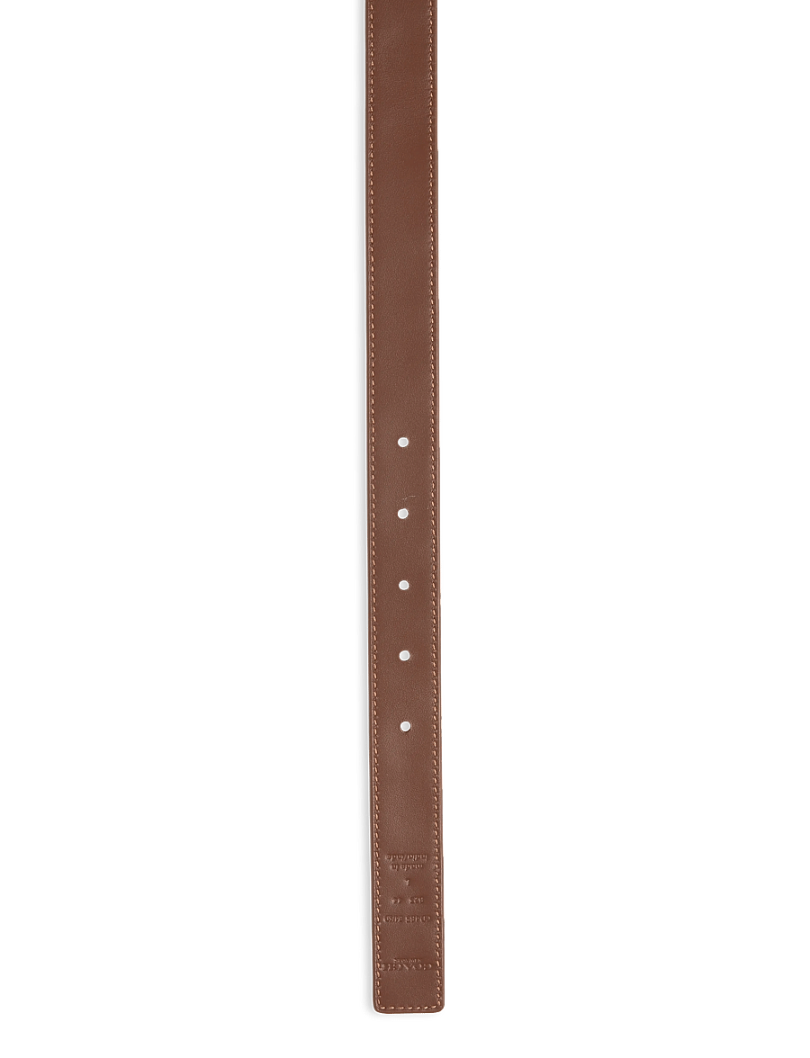 Coach - 25mm Sculpted C Embossed Belt - nahkrihmad - b4/saddle - 5