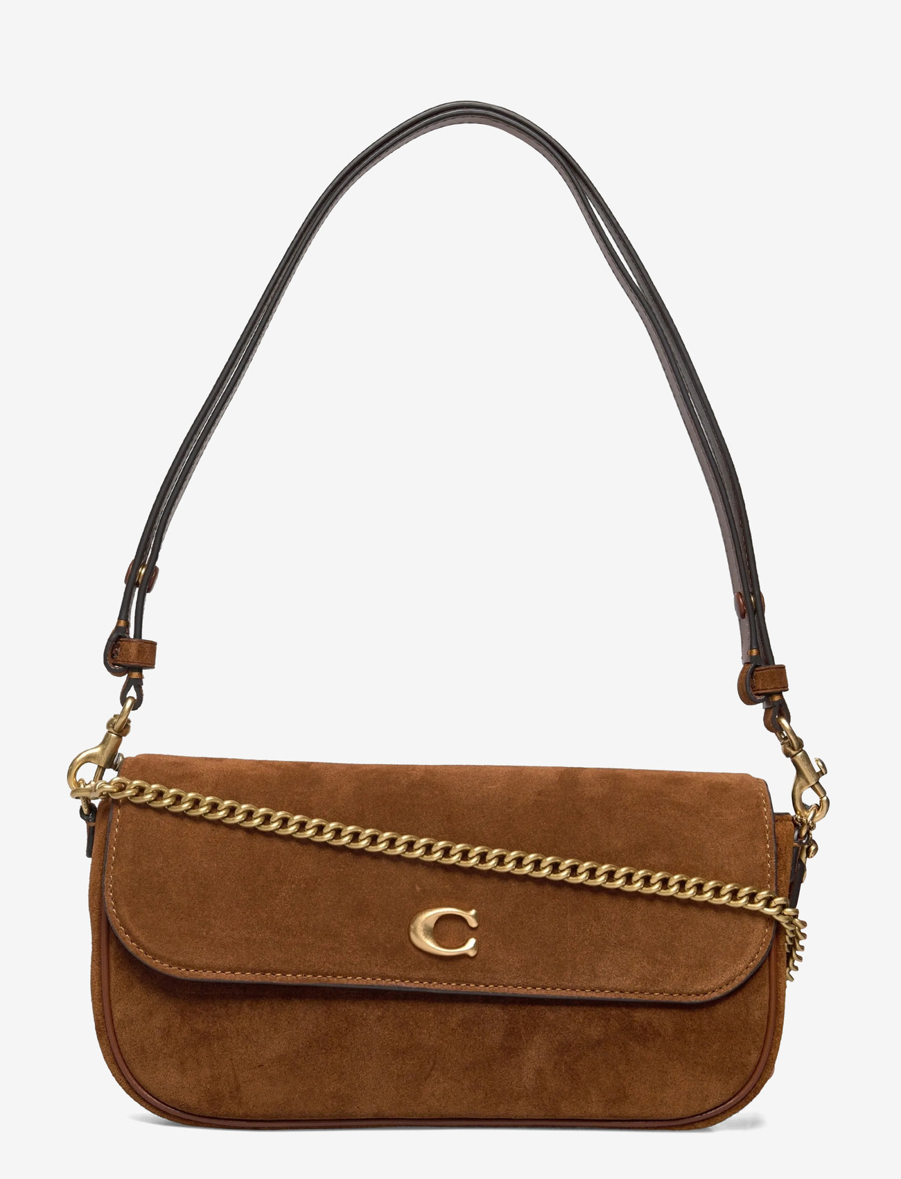 Coach - BROOK FLAP CHAIN BAG - special occasions - b4/warm brown - 0