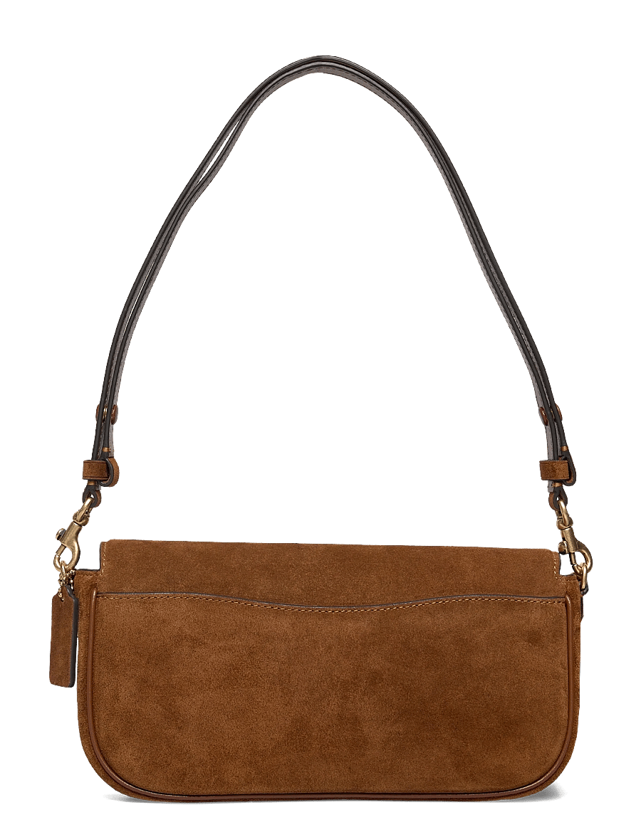 Coach - Suede Brook Flap Chain Bag - hverdags stil - b4/warm brown - 1