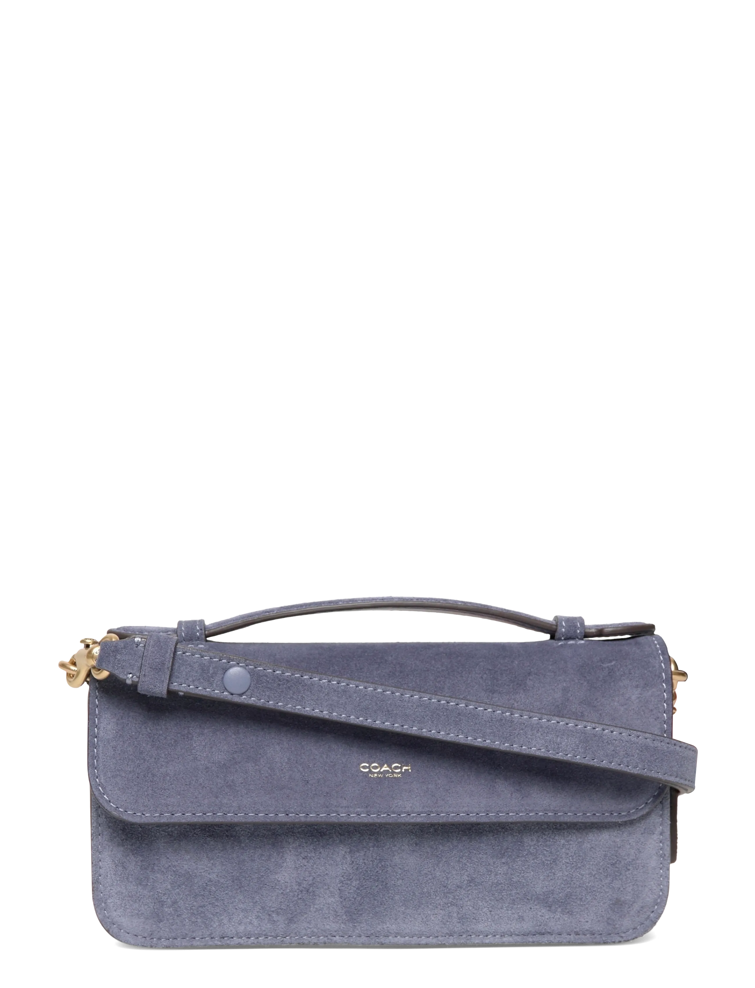 Coach ELORA TOP HANDLE CROSSBODY BAG - Crossbody Bags - B4/LIGHT DENIM / gold