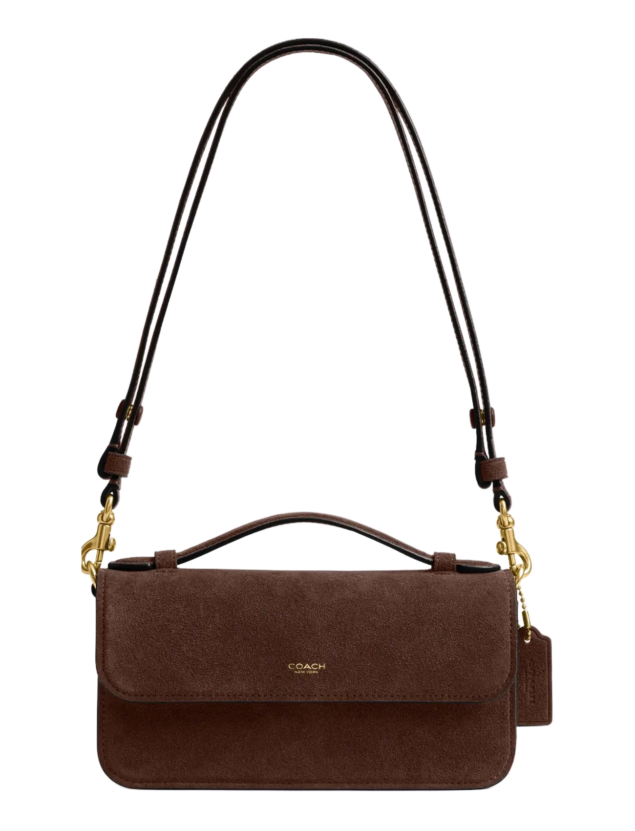 Coach ELORA TOP HANDLE CROSSBODY BAG - Taschen - BROWN / brown