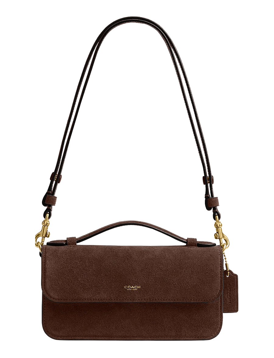 Coach - ELORA TOP HANDLE CROSSBODY BAG - umhängetaschen - brown - 1