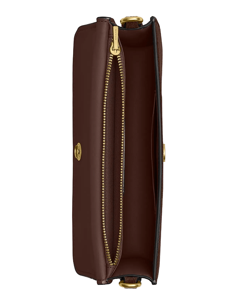 Coach - ELORA TOP HANDLE CROSSBODY BAG - umhängetaschen - brown - 2