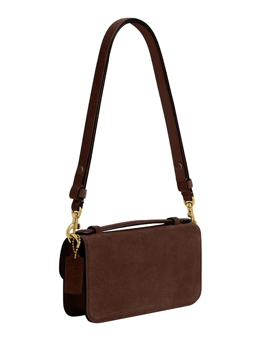 Coach - ELORA TOP HANDLE CROSSBODY BAG - umhängetaschen - brown - 3
