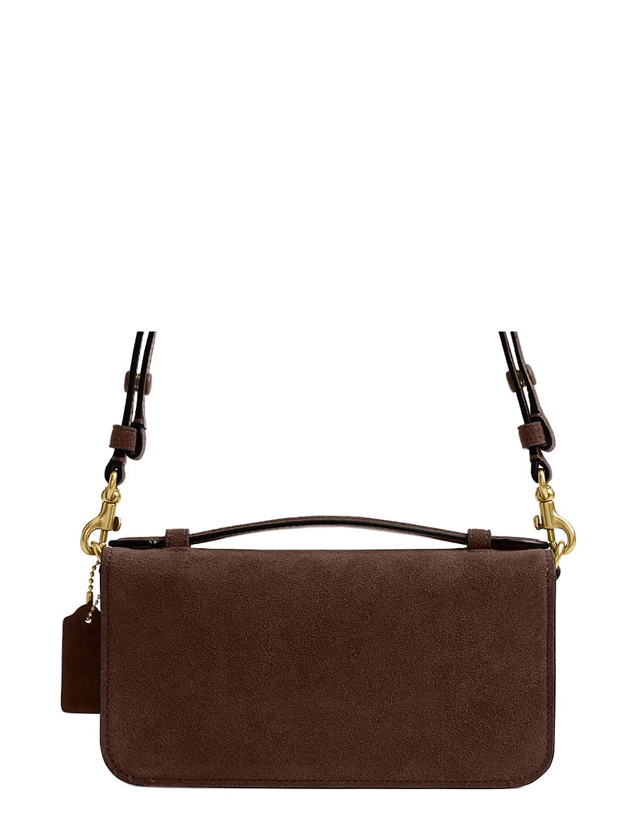 Coach - ELORA TOP HANDLE CROSSBODY BAG - umhängetaschen - brown - 4