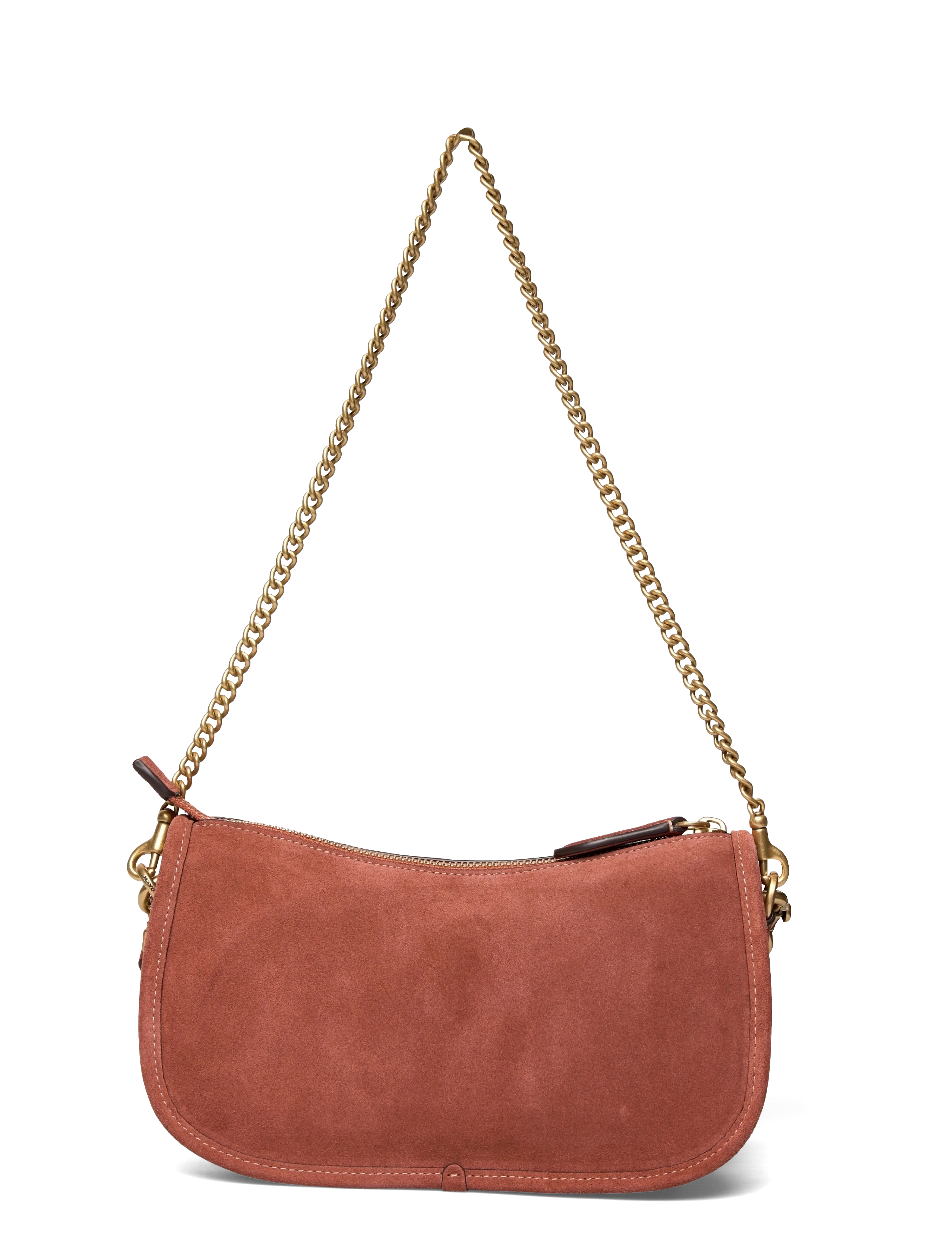 Coach - SUEDE WAVERLY BAG - top handle tasker - b4/clay - 1