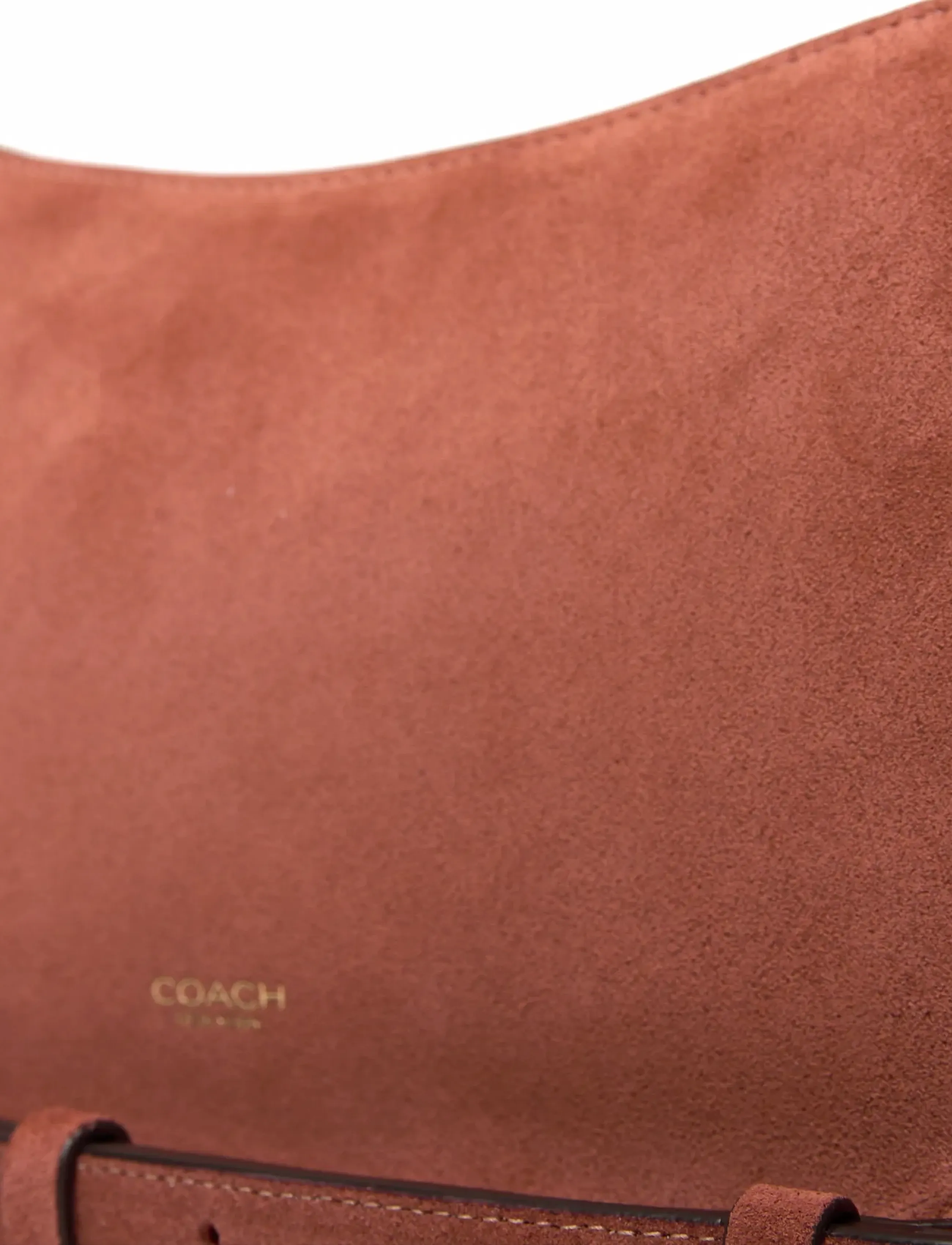 Coach - SUEDE WAVERLY BAG - top handle tasker - b4/clay - 3