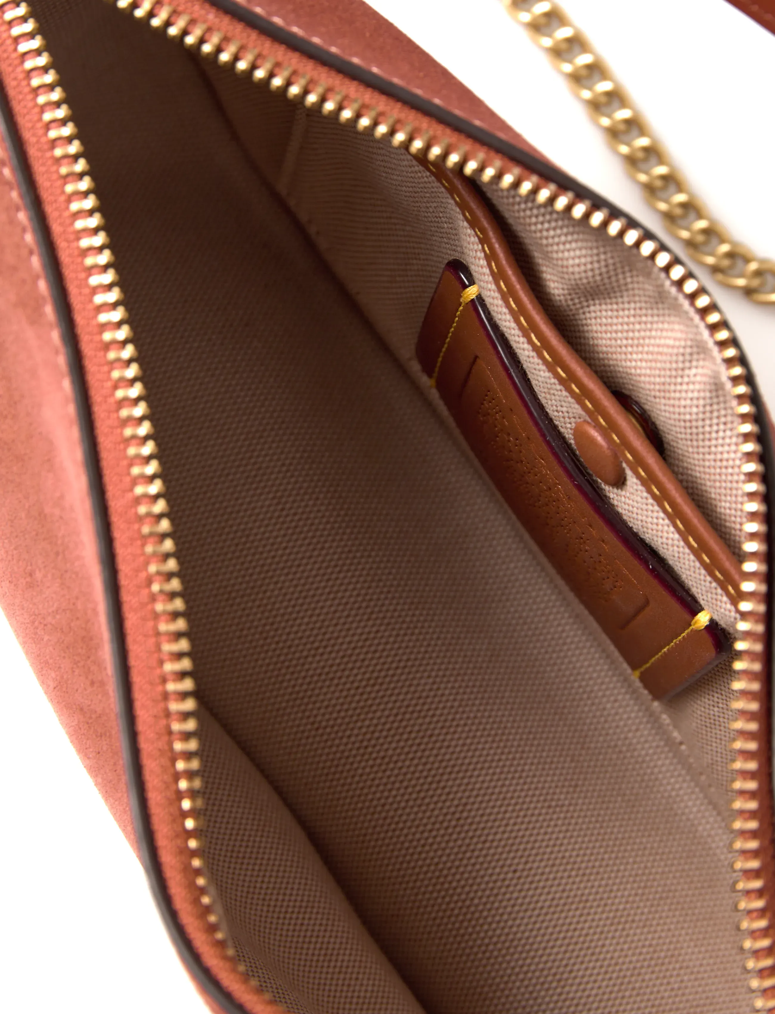 Coach - SUEDE WAVERLY BAG - top handle tasker - b4/clay - 4