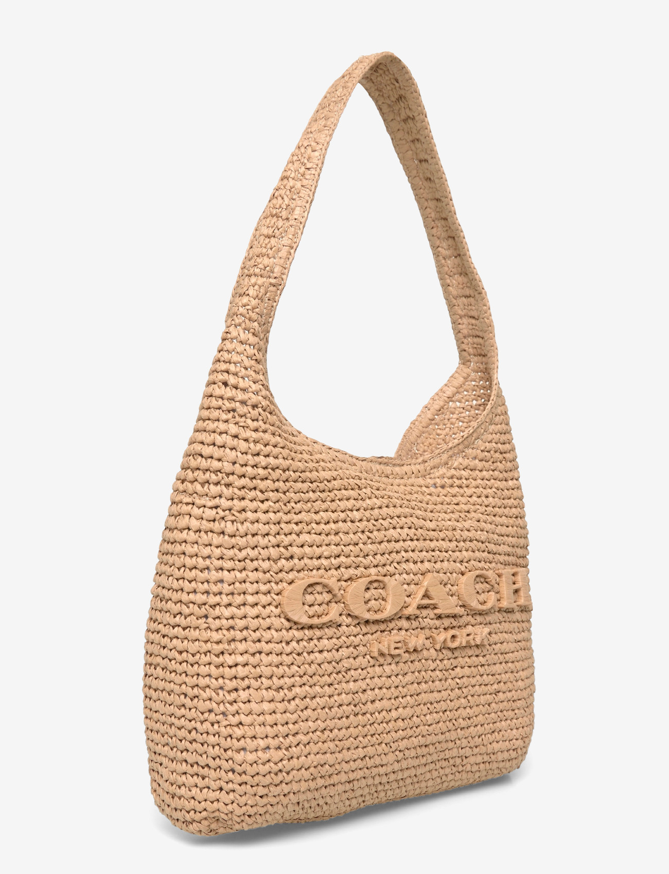 Coach - REFINED WEAVE STRAW BROOKLYN SHOULDER BAG 28 - shoulder bags - b4/natural - 2